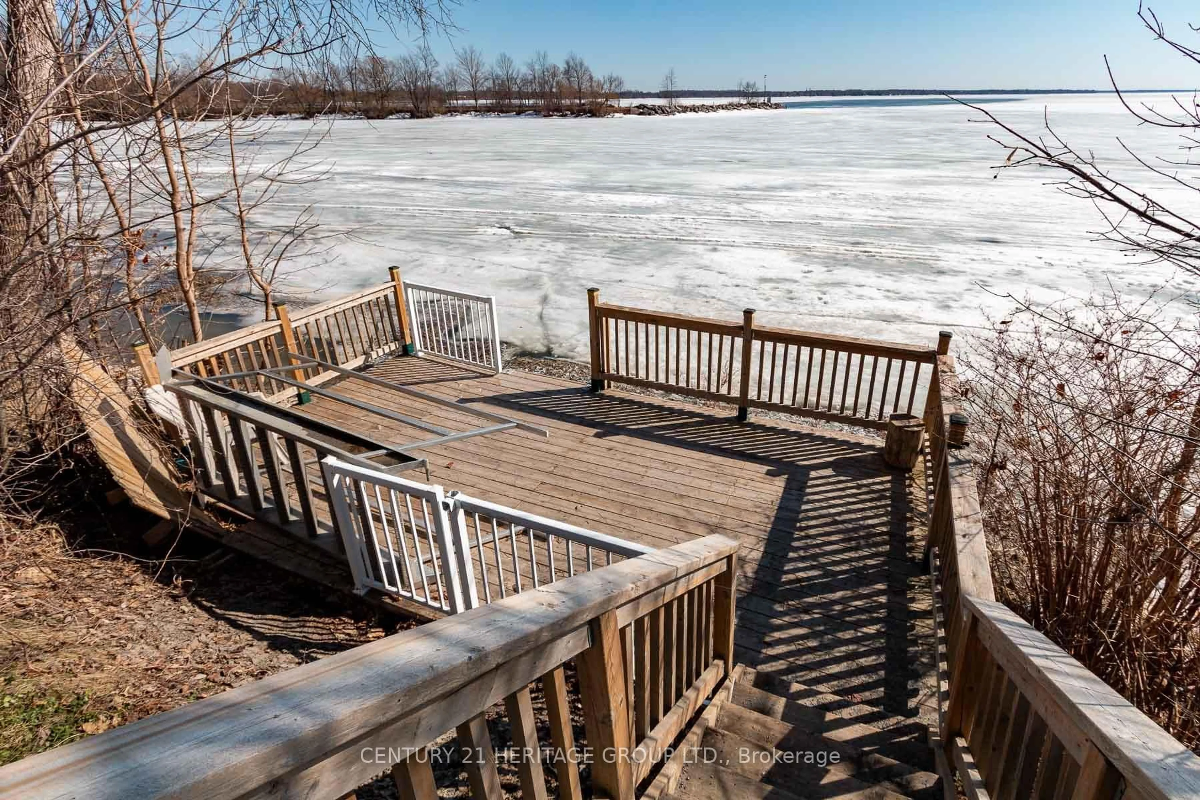 Patio, water/lake/river/ocean view for 1253 Ramara Rd, Ramara Ontario L0K 1B0