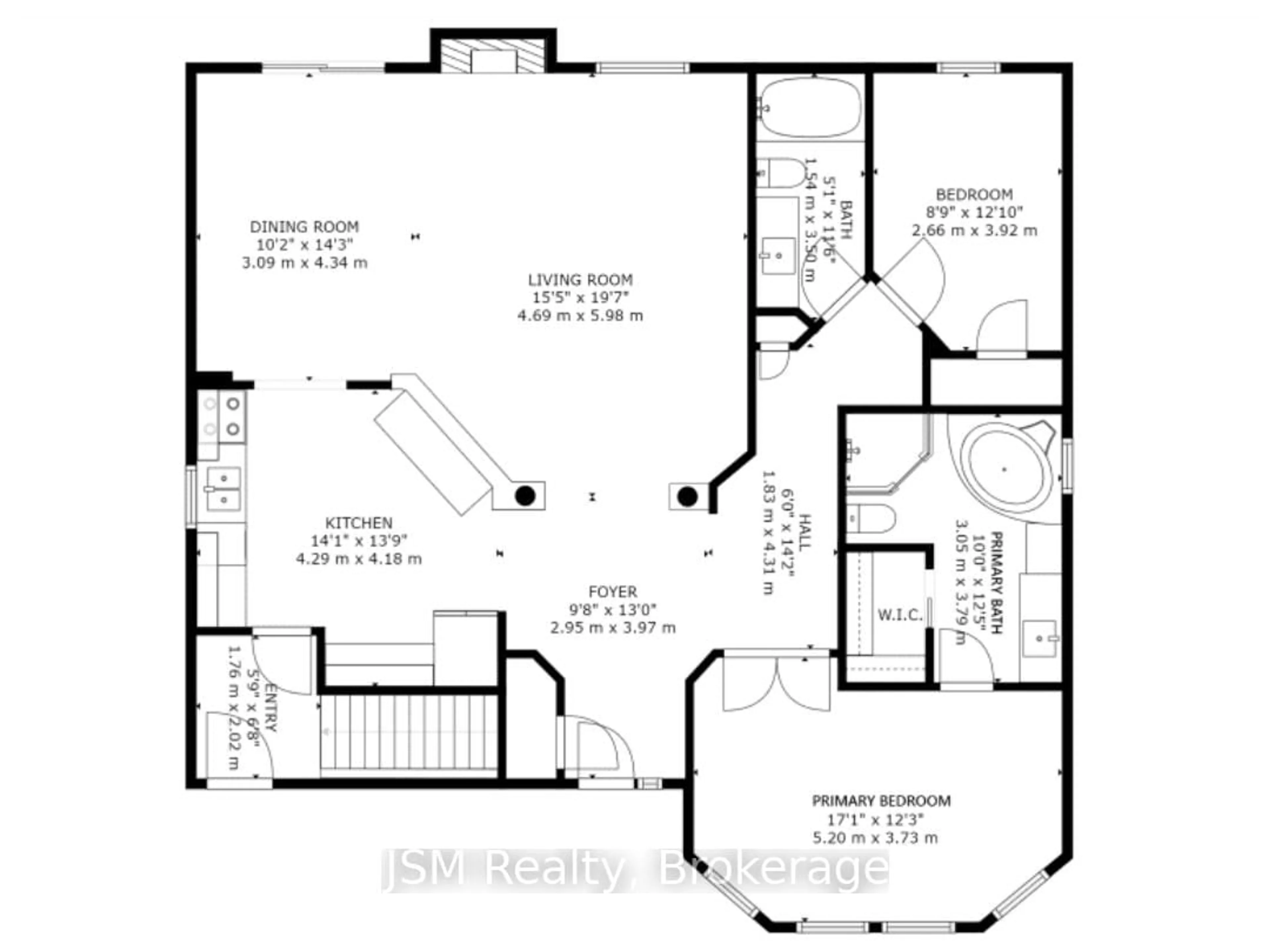Floor plan for 188 Golden Meadow Rd, Barrie Ontario L4N 9R6