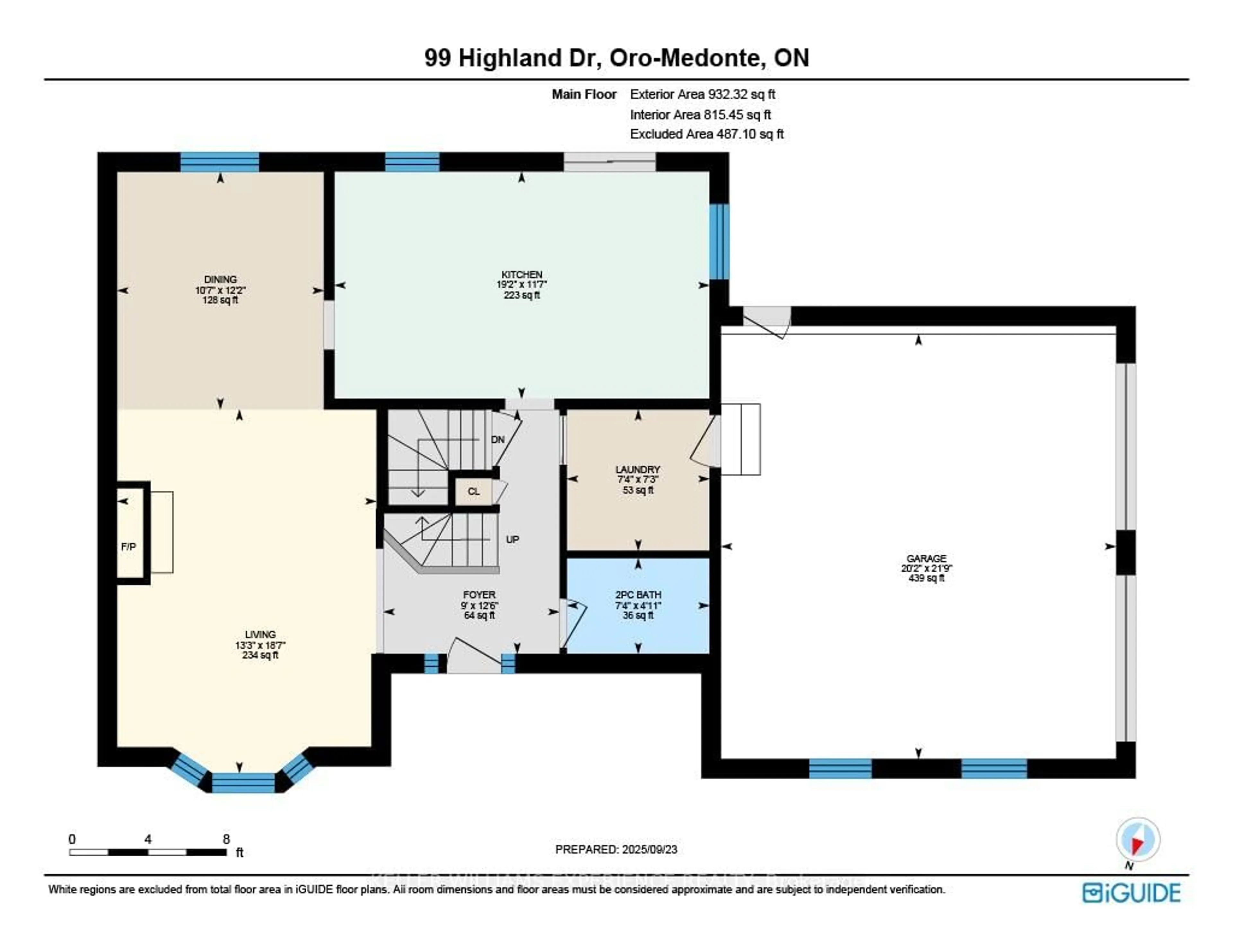 Floor plan for 99 Highland Dr, Oro-Medonte Ontario L0L 2L0