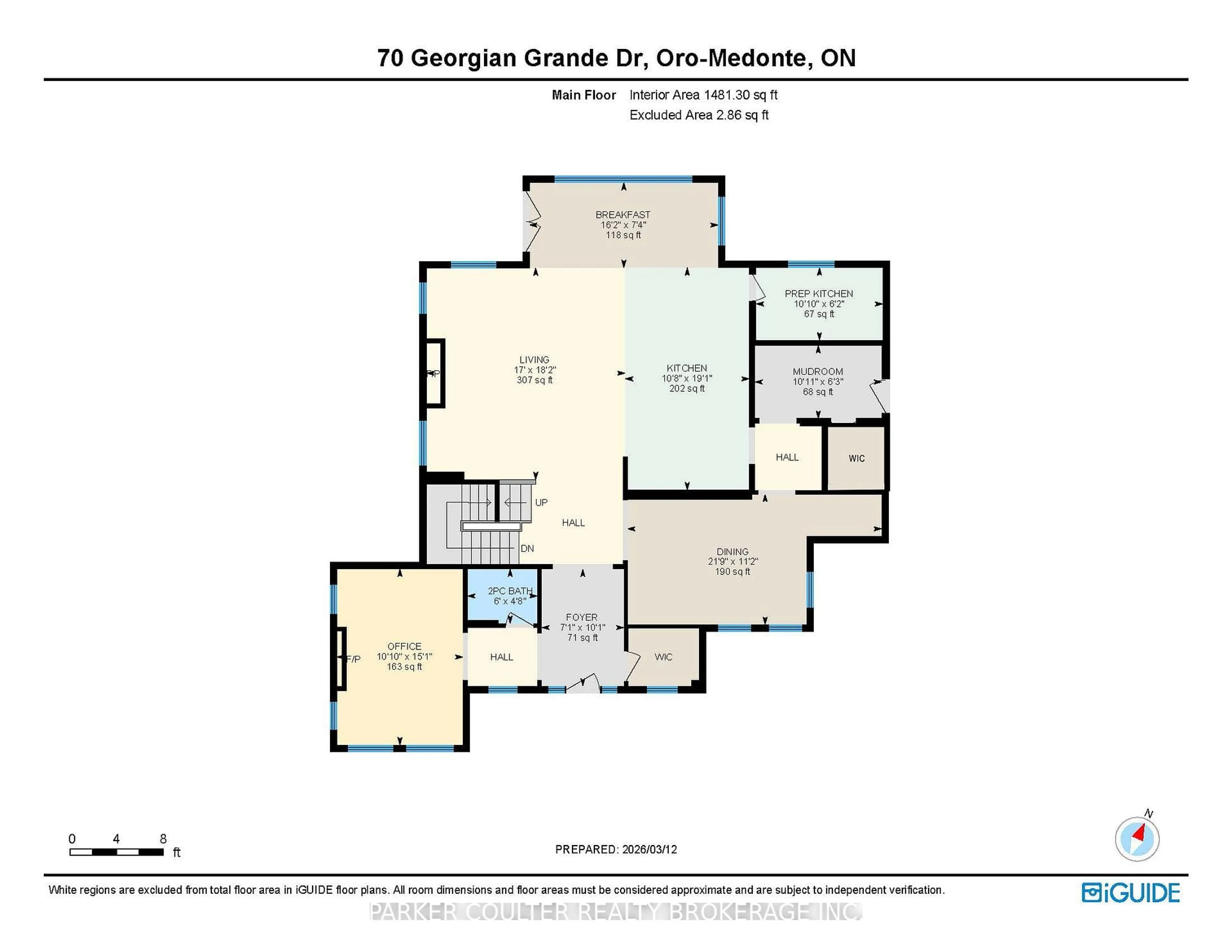 Floor plan for 70 Georgian Grande Dr, Oro-Medonte Ontario L0K 1E0