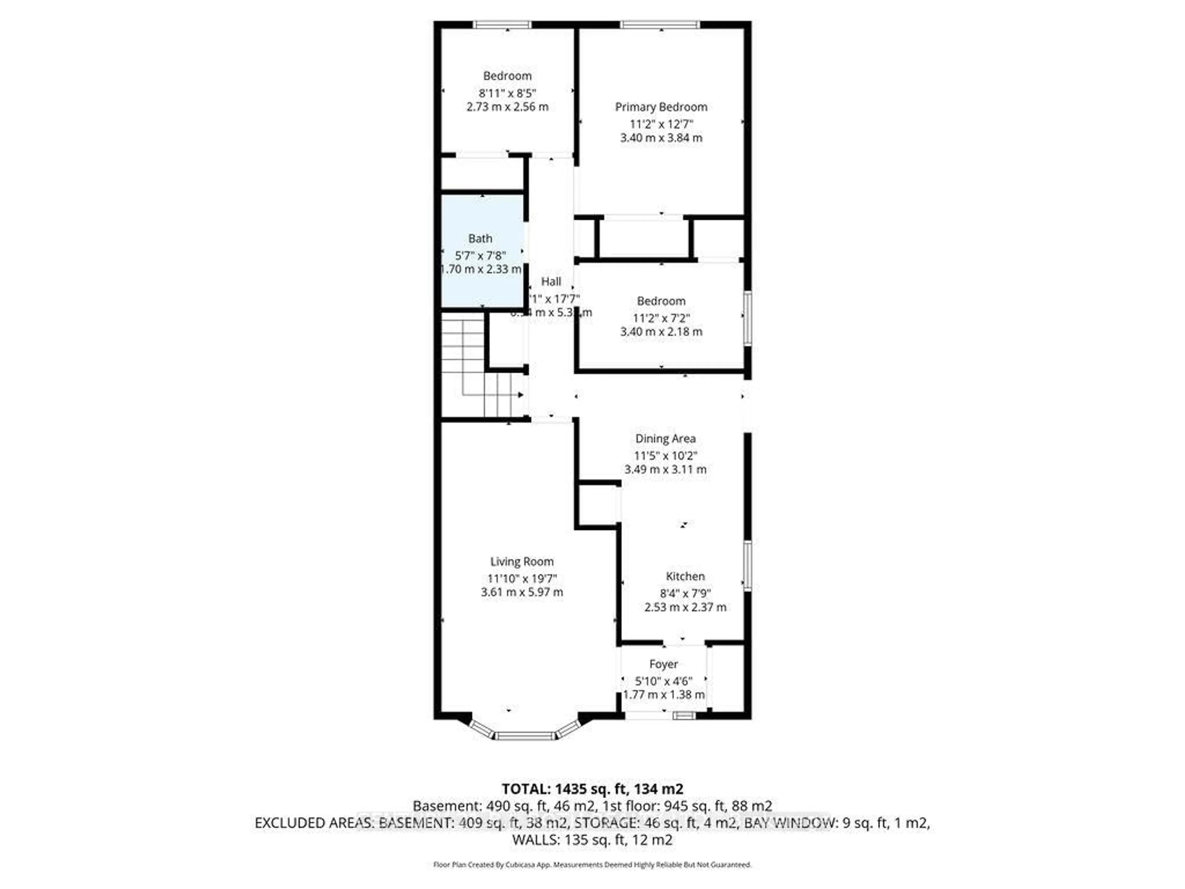 Floor plan for 17 Burbank Pl, Barrie Ontario L4M 2S8