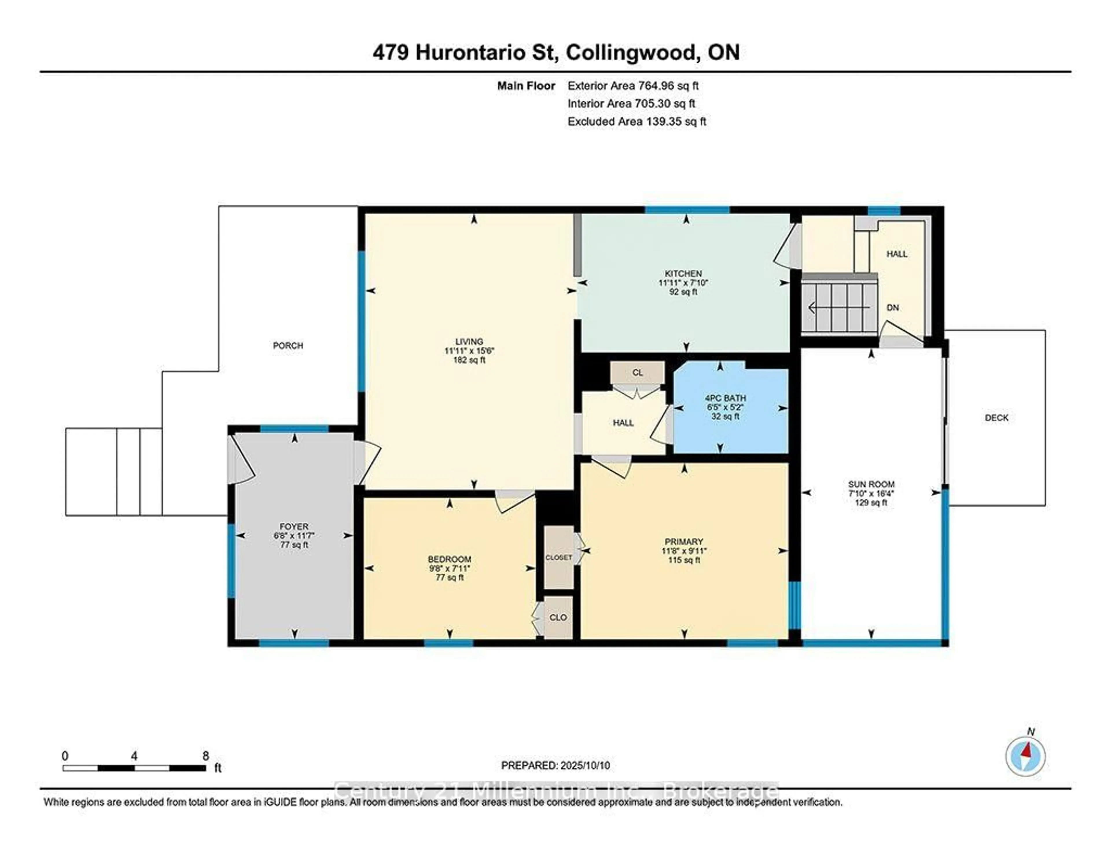 Floor plan for 479 Hurontario St, Collingwood Ontario L9Y 2M7