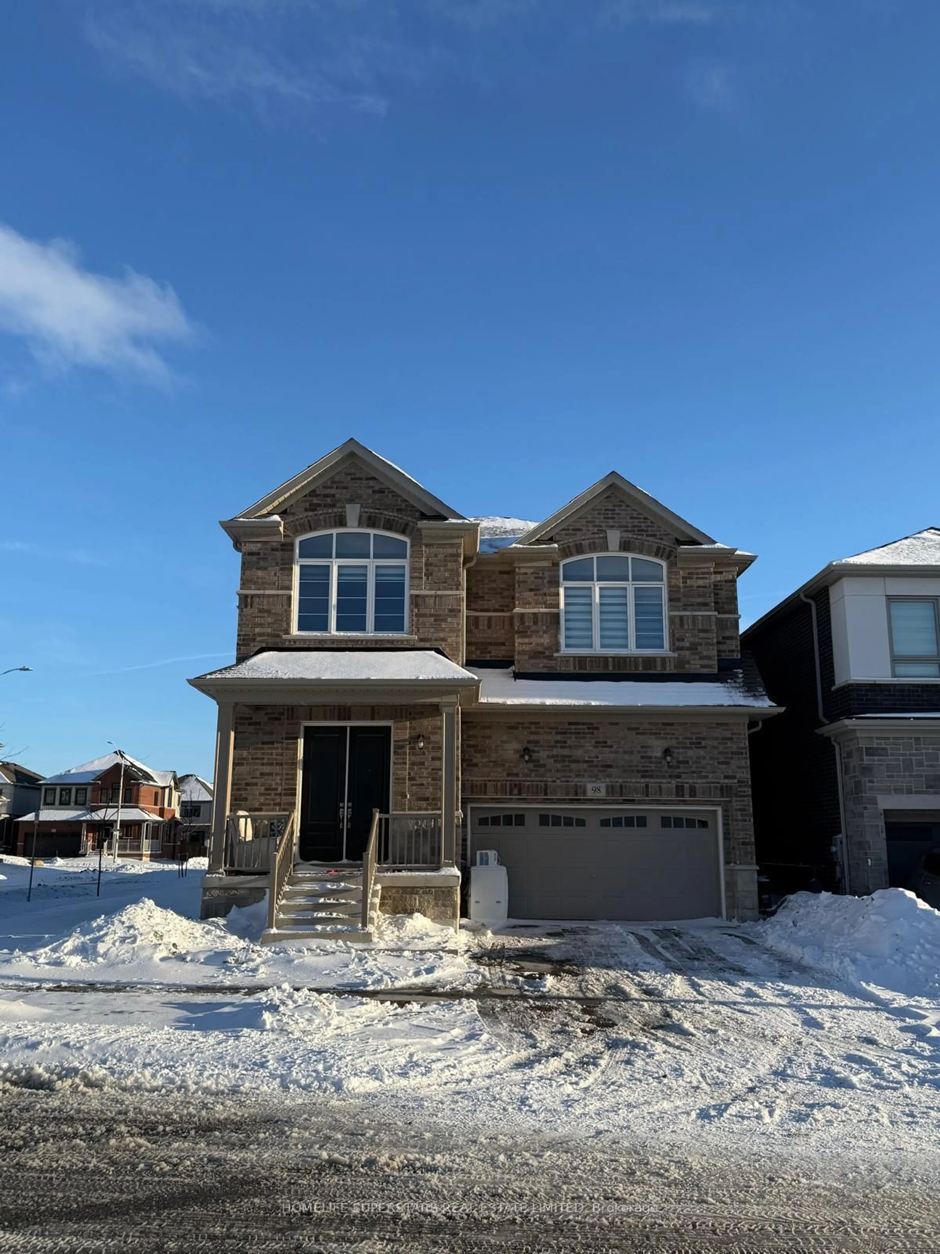 Home with brick exterior material, street for 98 Shepherd Dr, Barrie Ontario L9S 2Z4