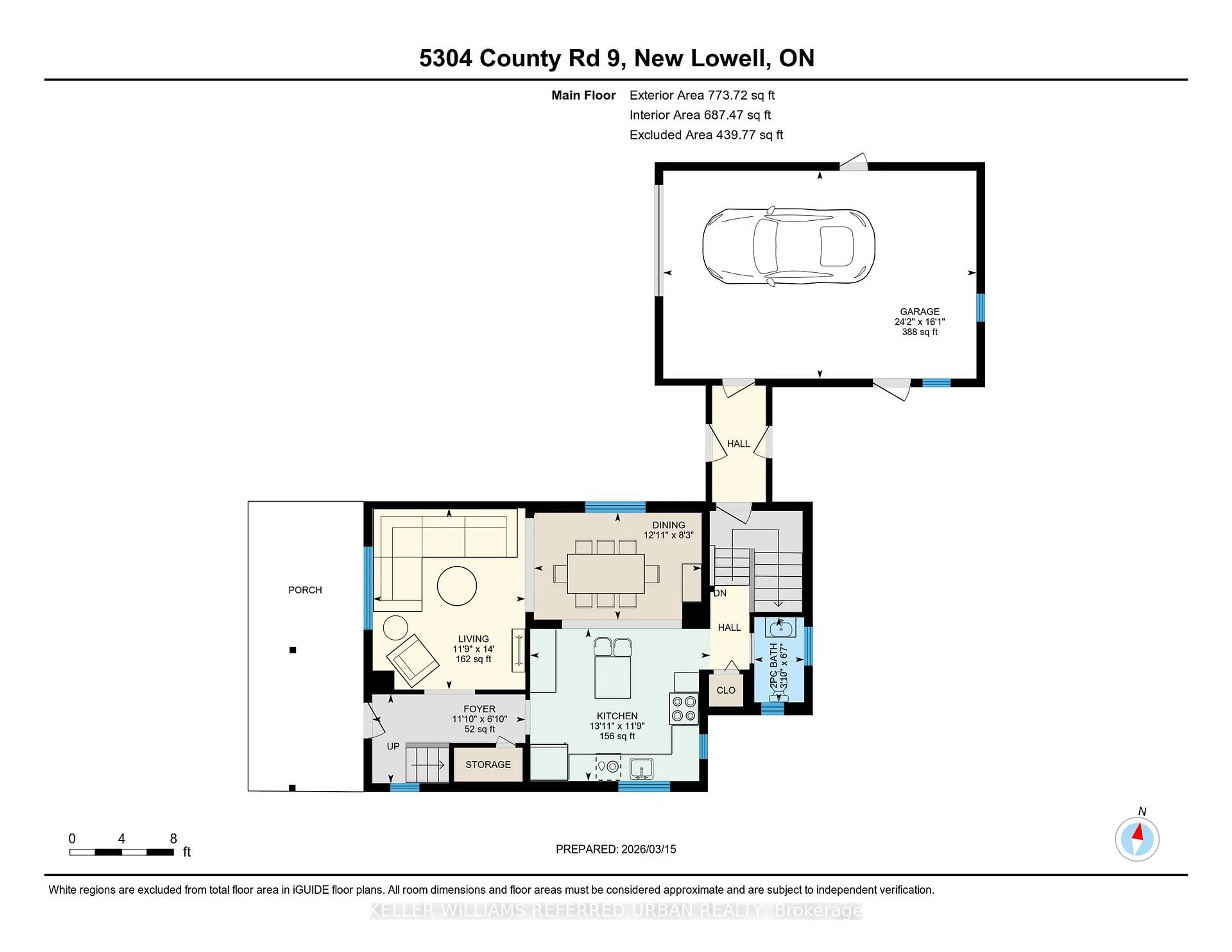 Floor plan for 5304 County Rd 9 Rd, Clearview Ontario L0M 1N0