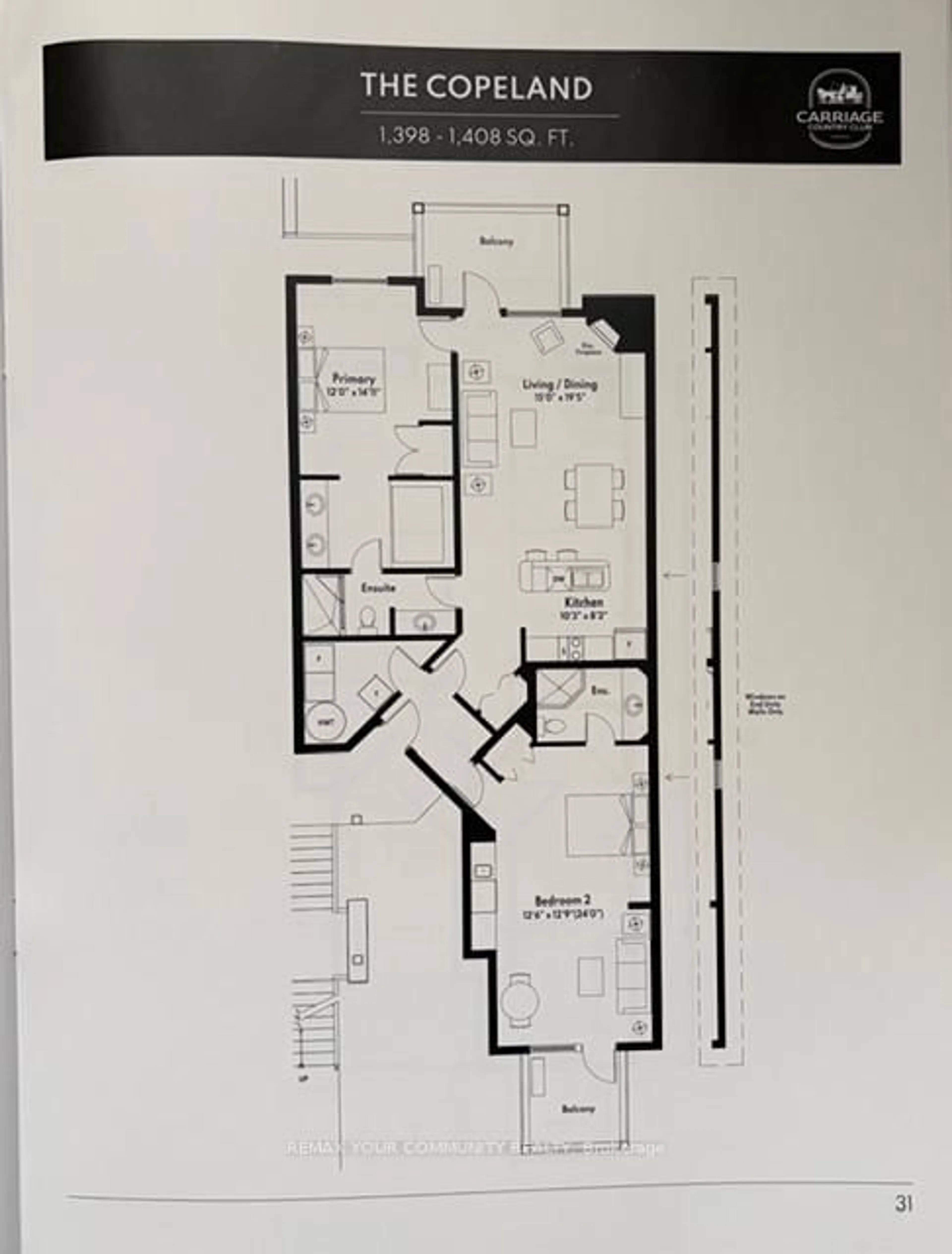 Floor plan for 90 Highland Dr #2244/45, Oro-Medonte Ontario L0L 2L0