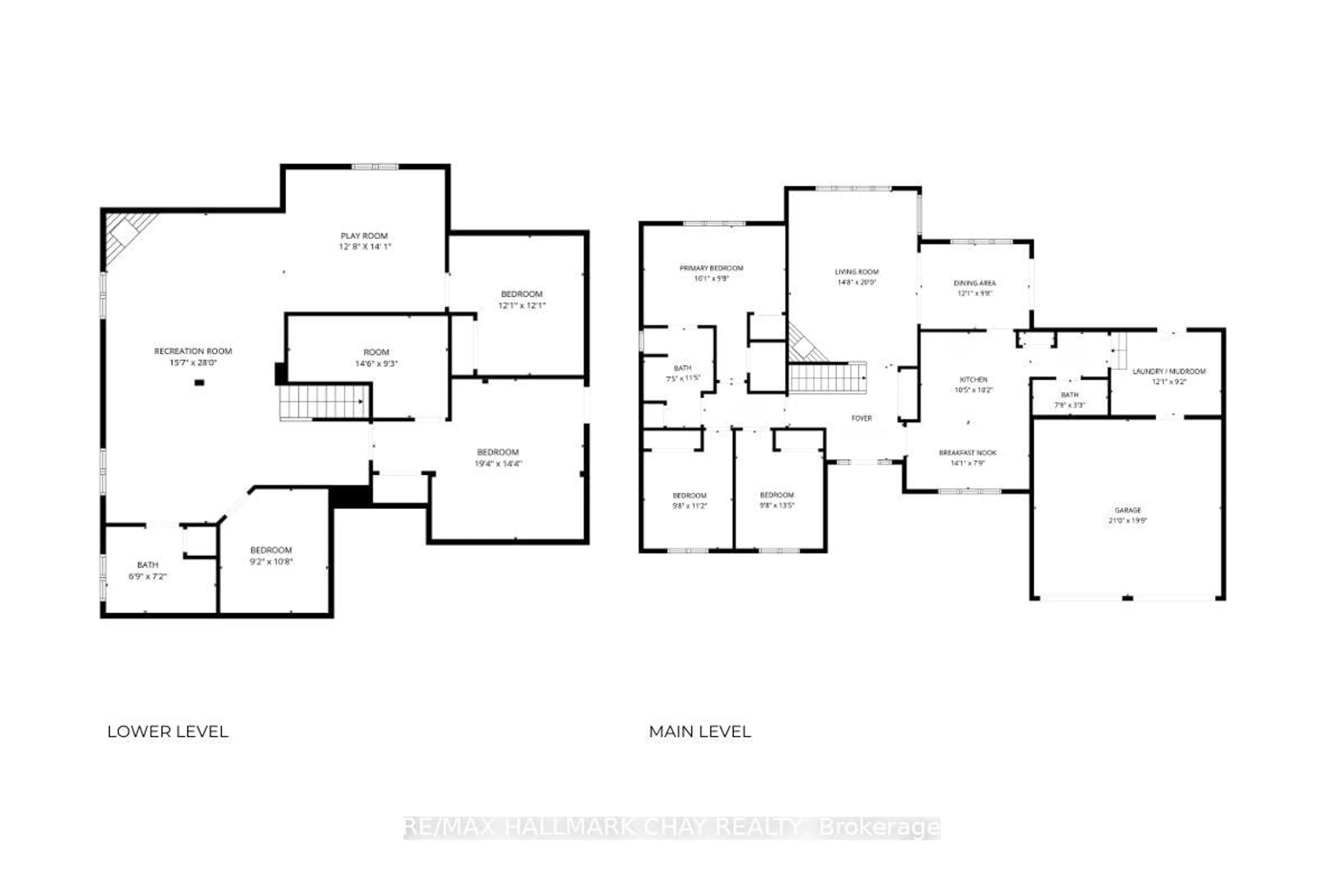 Floor plan for 35 Eder Tr, Springwater Ontario L0L 1Y3