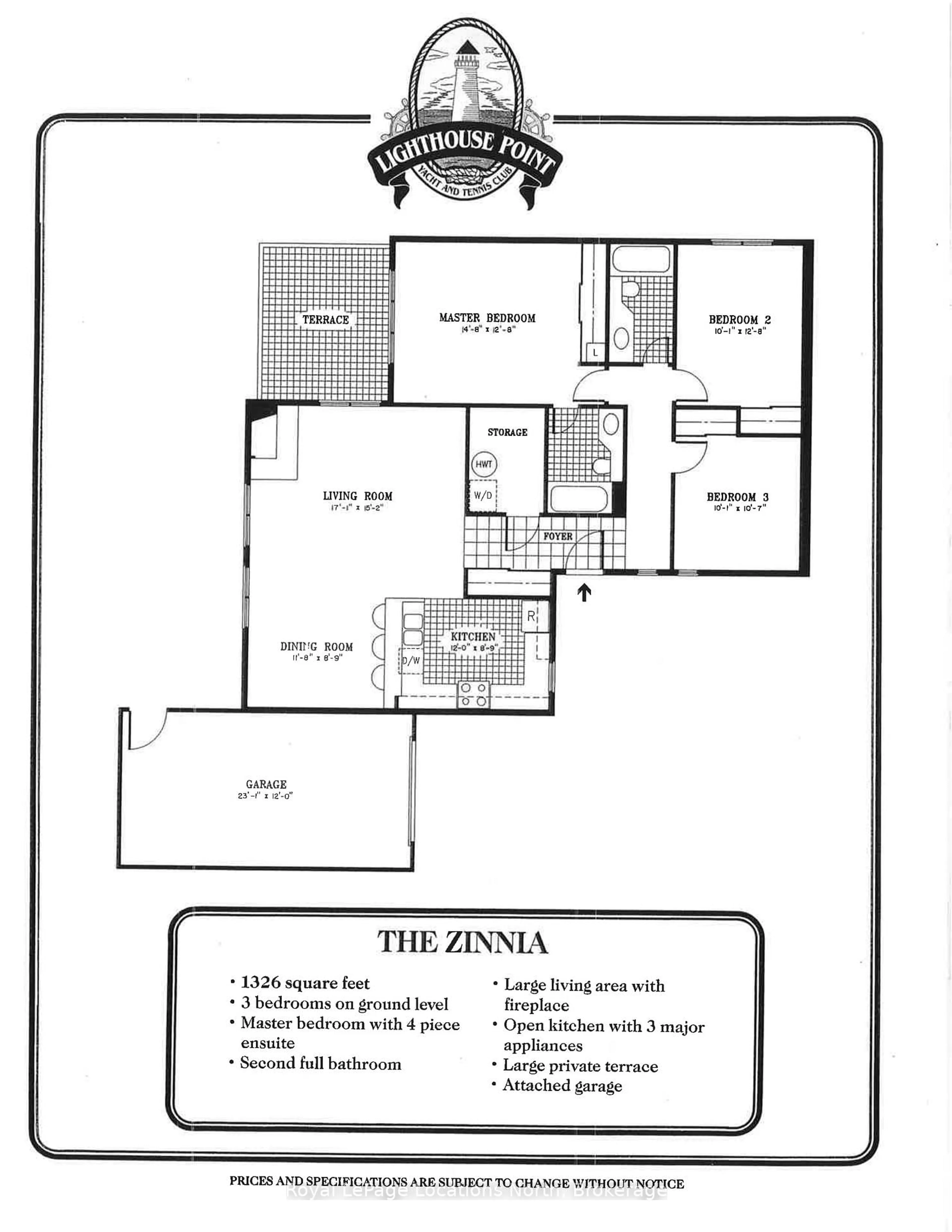 Floor plan for 423 Mariners Way, Collingwood Ontario L9Y 5C7