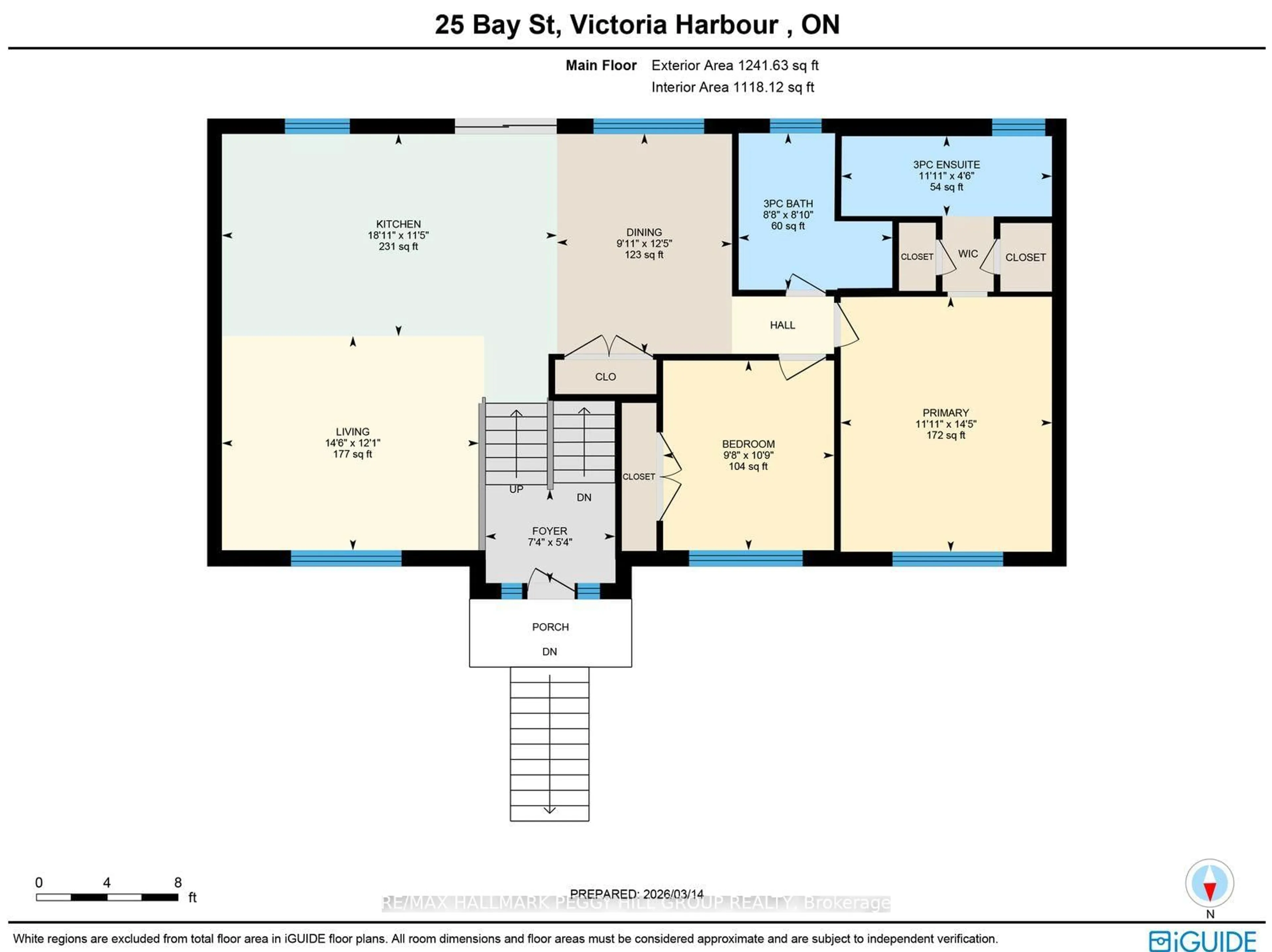 Floor plan for 25 Bay St, Tay Ontario L0K 2A0