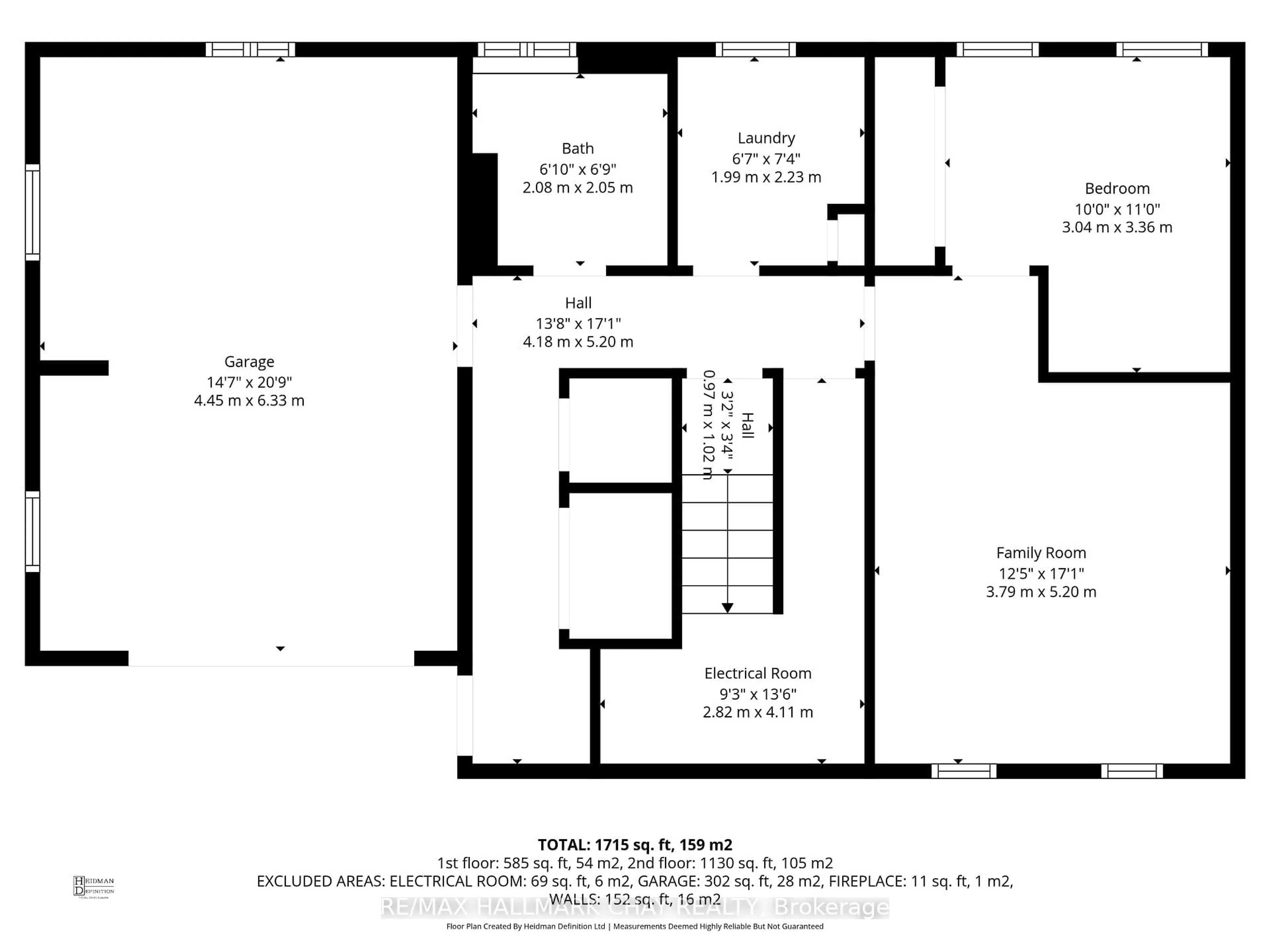 Floor plan for 5 Austen Lane, Barrie Ontario L4N 4V5
