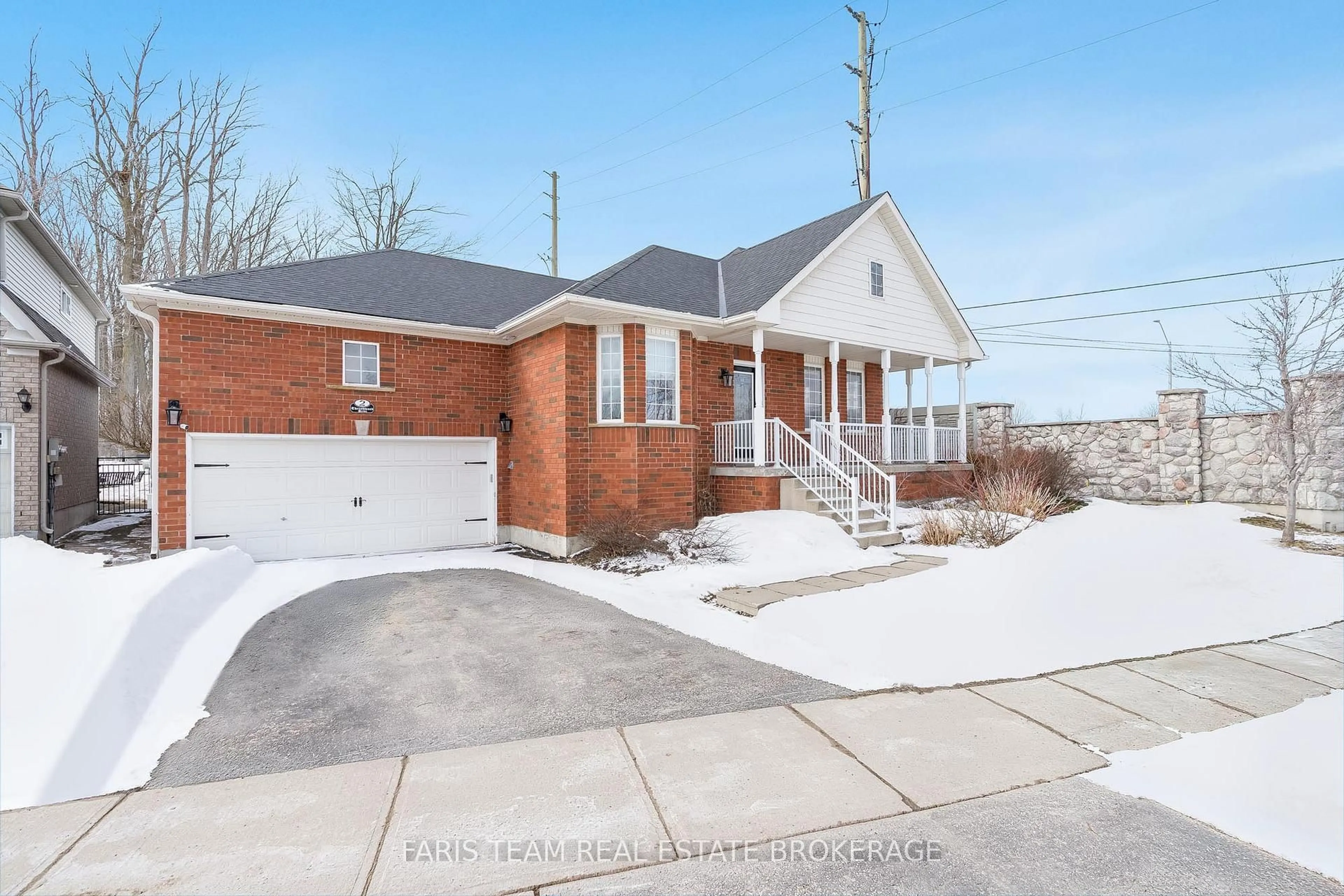 Home with brick exterior material, street for 2 Thrushwood Dr, Barrie Ontario L4N 0Z1