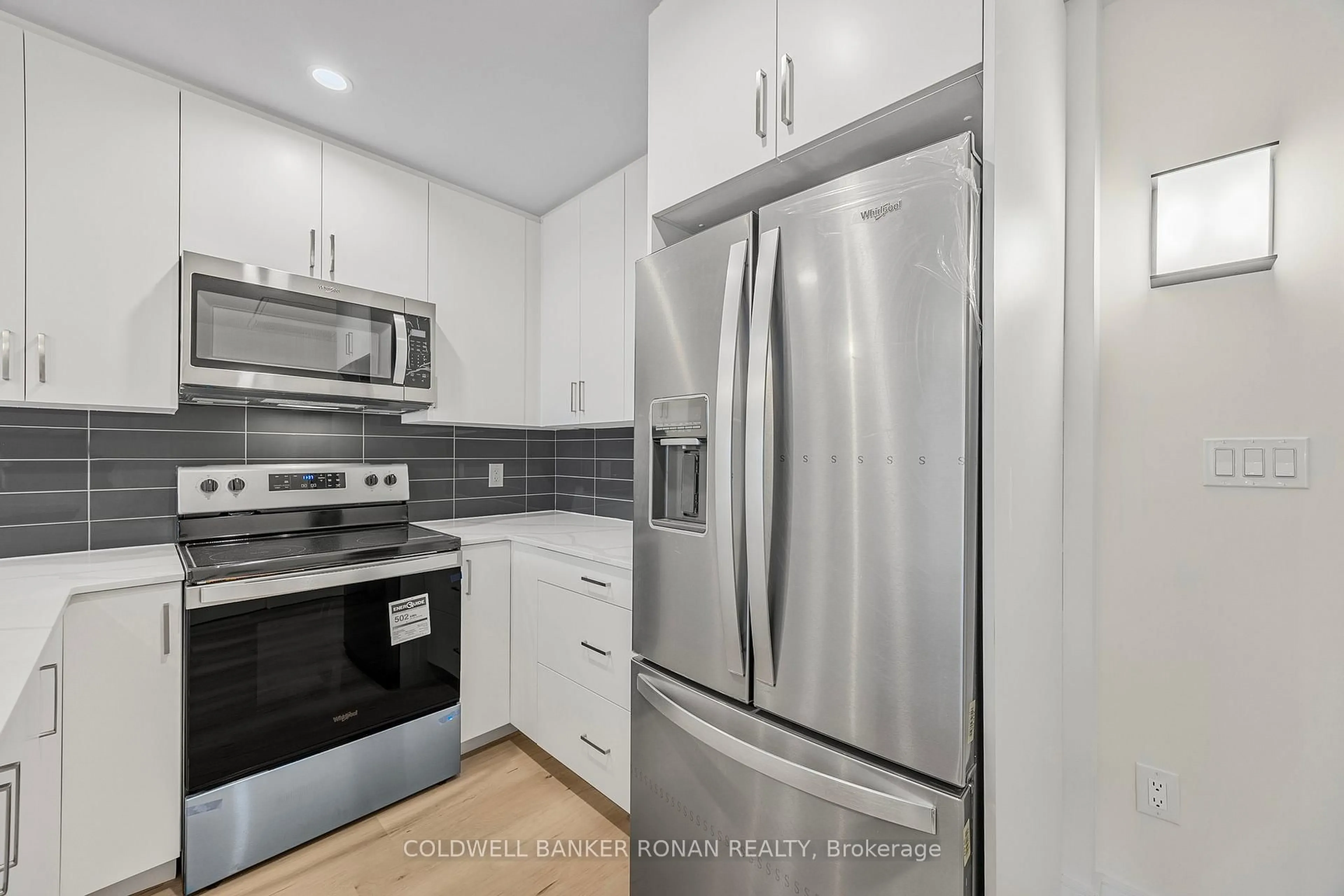 Standard kitchen, ceramic/tile floor for 121 Mary St #404, Clearview Ontario L0M 1G0