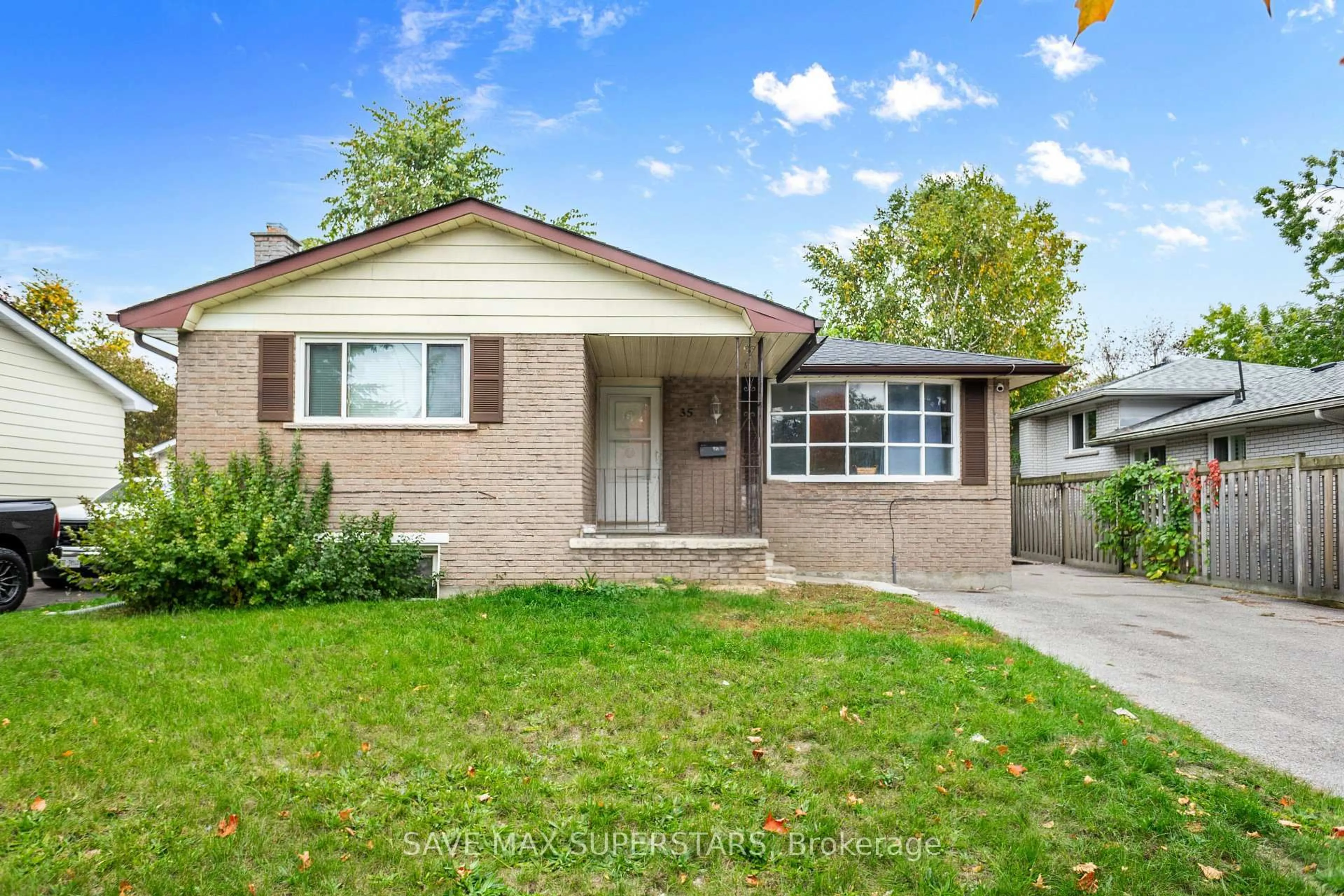 Home with brick exterior material, street for 35 BERNICK Dr #DUPLEX, Barrie Ontario L4M 5C1