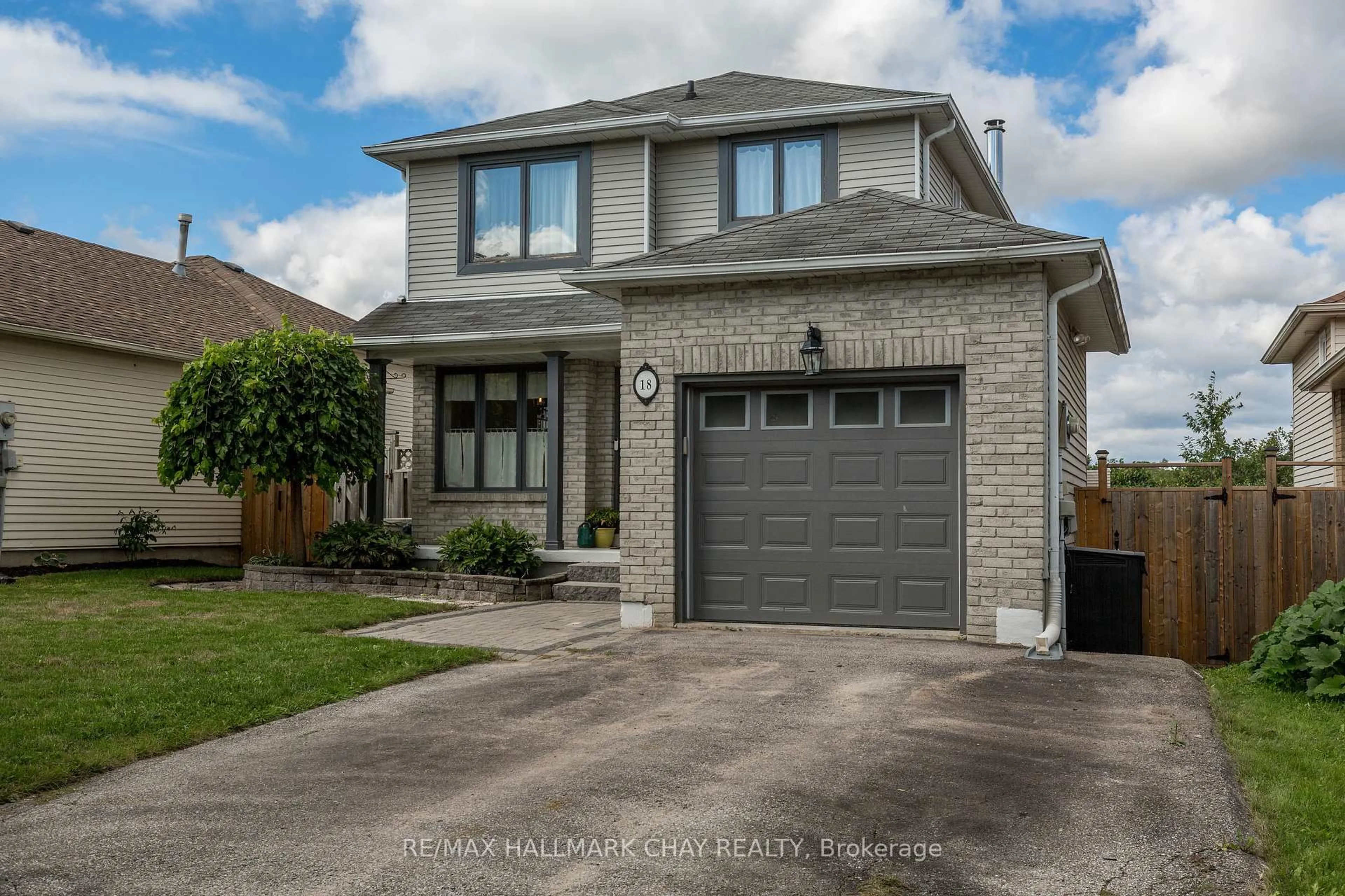 Home with brick exterior material, street for 18 Gosney Cres, Barrie Ontario L4N 6T6