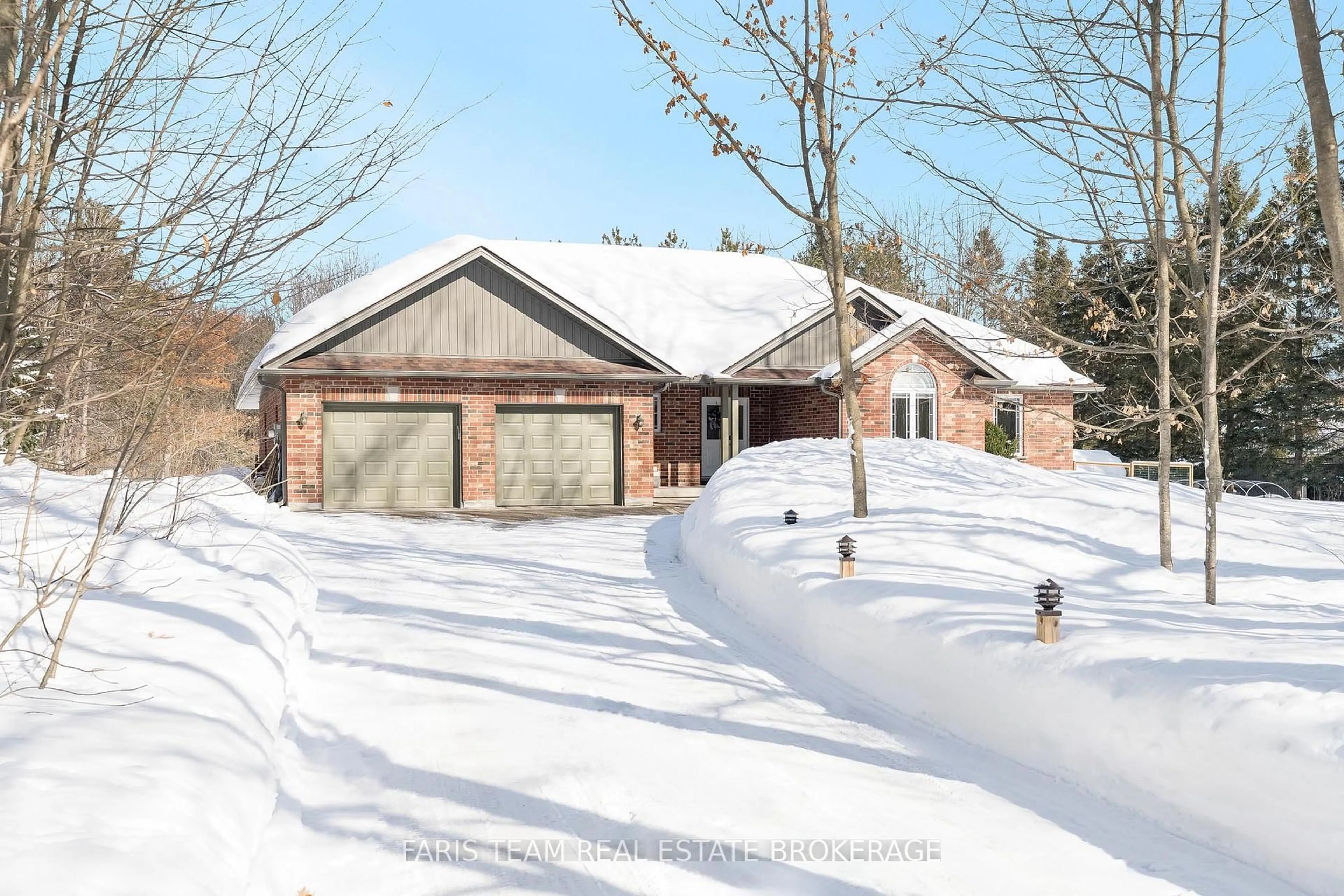 Home with brick exterior material, street for 1973 Vespra Valley Rd, Springwater Ontario L0L 1Y2