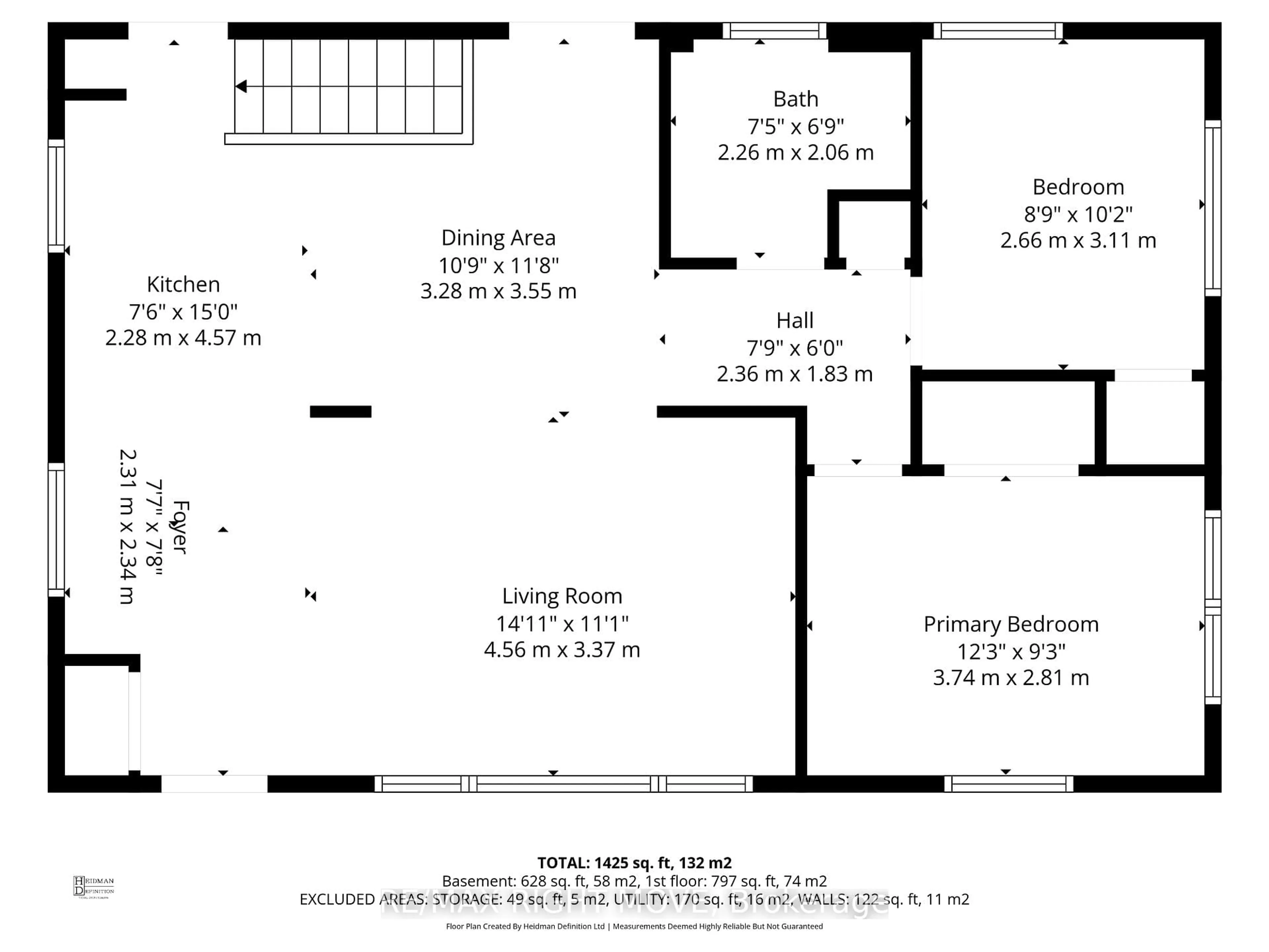Floor plan for 603 High St, Orillia Ontario L3V 4Y2