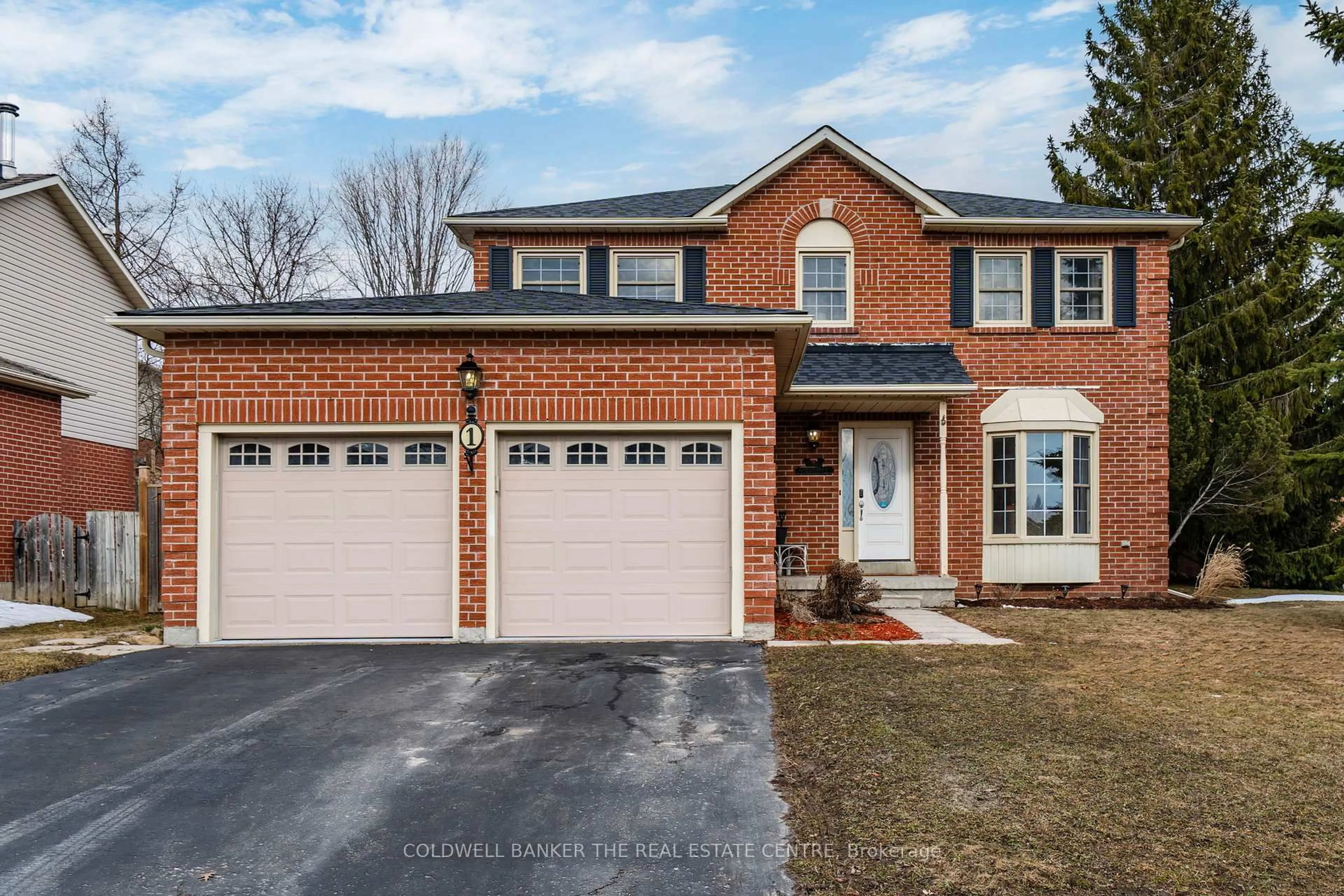 Home with brick exterior material, street for 1 Mcdougall Dr, Barrie Ontario L4N 7J1