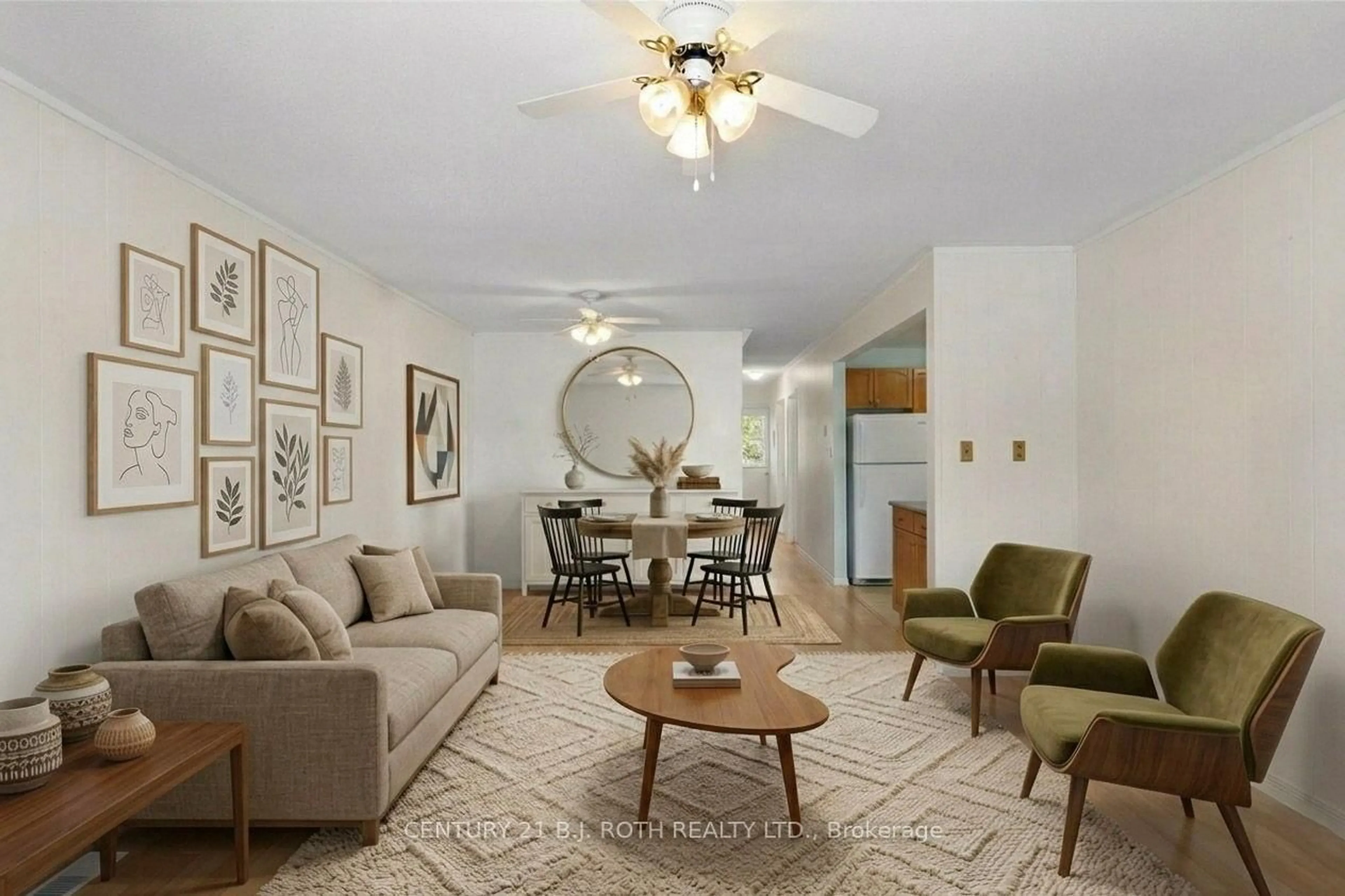 Living room with furniture, unknown for 37 Louise Lane, Orillia Ontario L3V 7W1