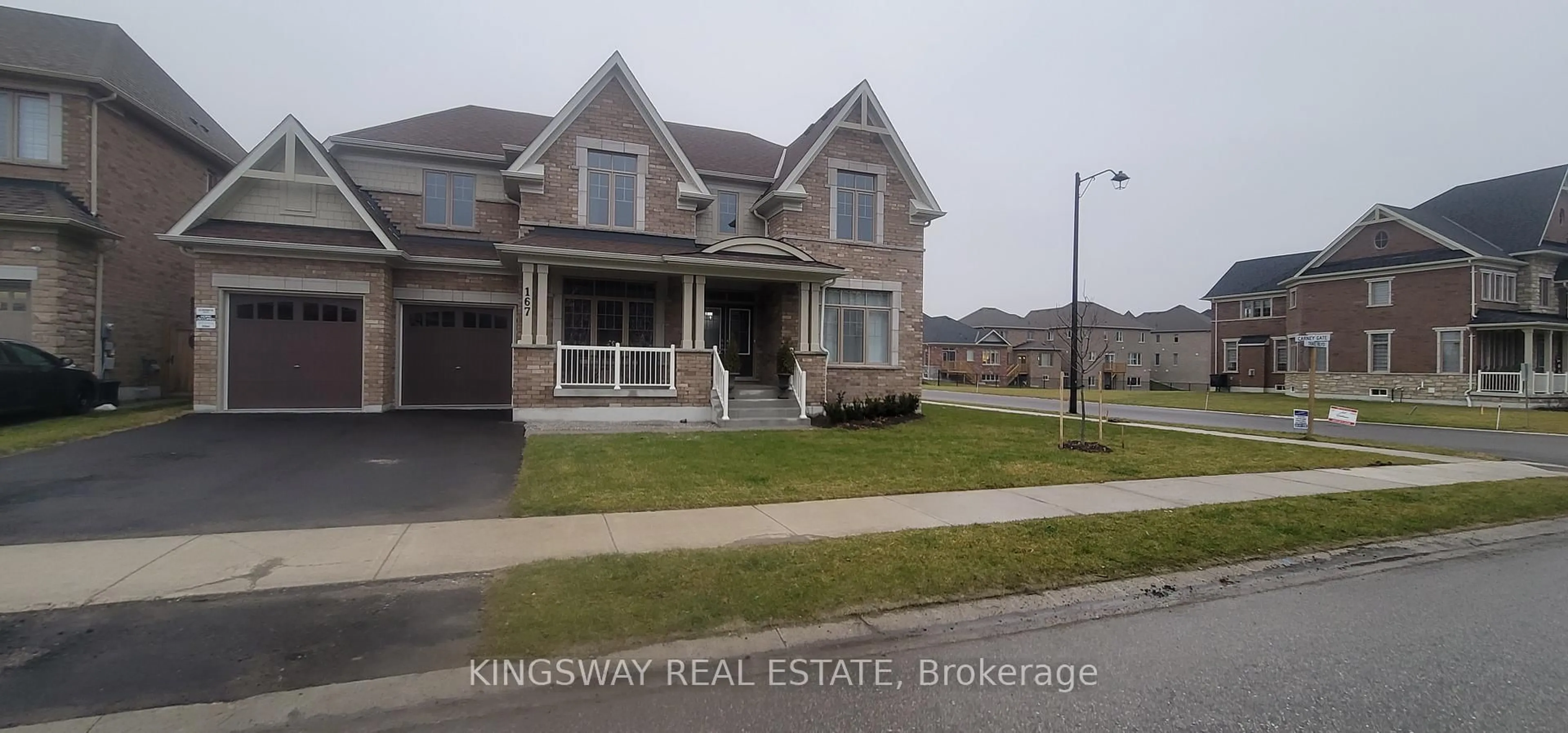 Home with brick exterior material, street for 167 Trail Blvd, Springwater Ontario L9X 0S7