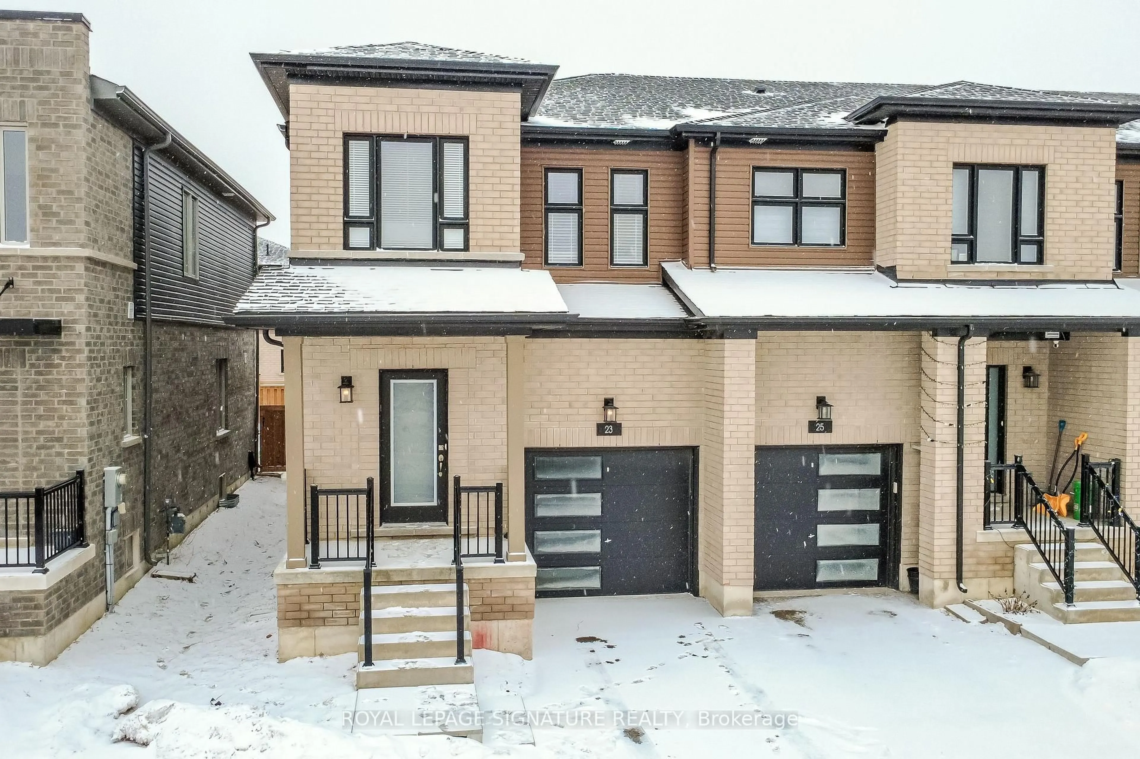 Home with brick exterior material, street for 23 Turnberry Lane, Barrie Ontario L9J 0M8