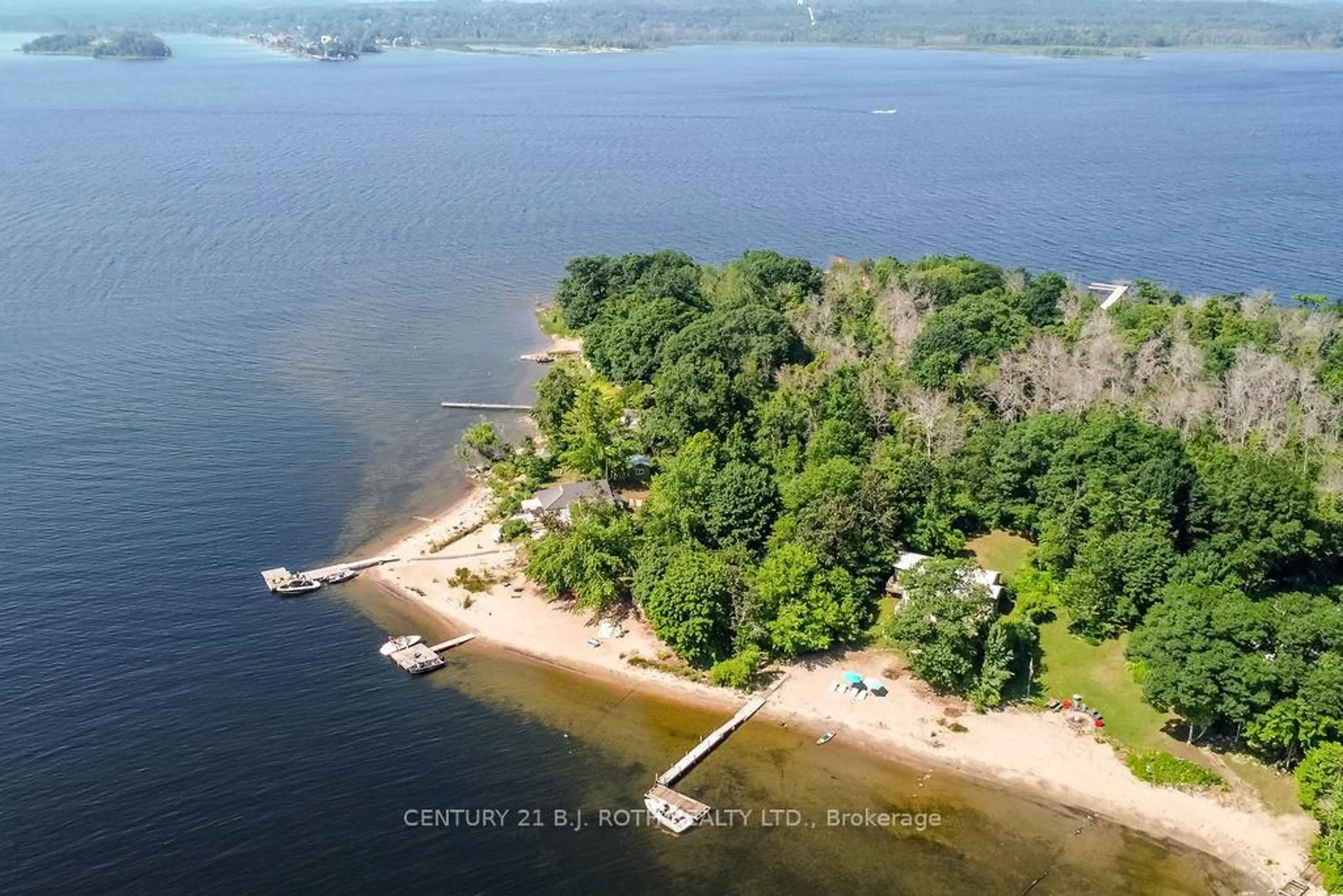 A pic from outside/outdoor area/front of a property/back of a property/a pic from drone, water/lake/river/ocean view for 58 Methodist Island, Tay Ontario L0K 1R0