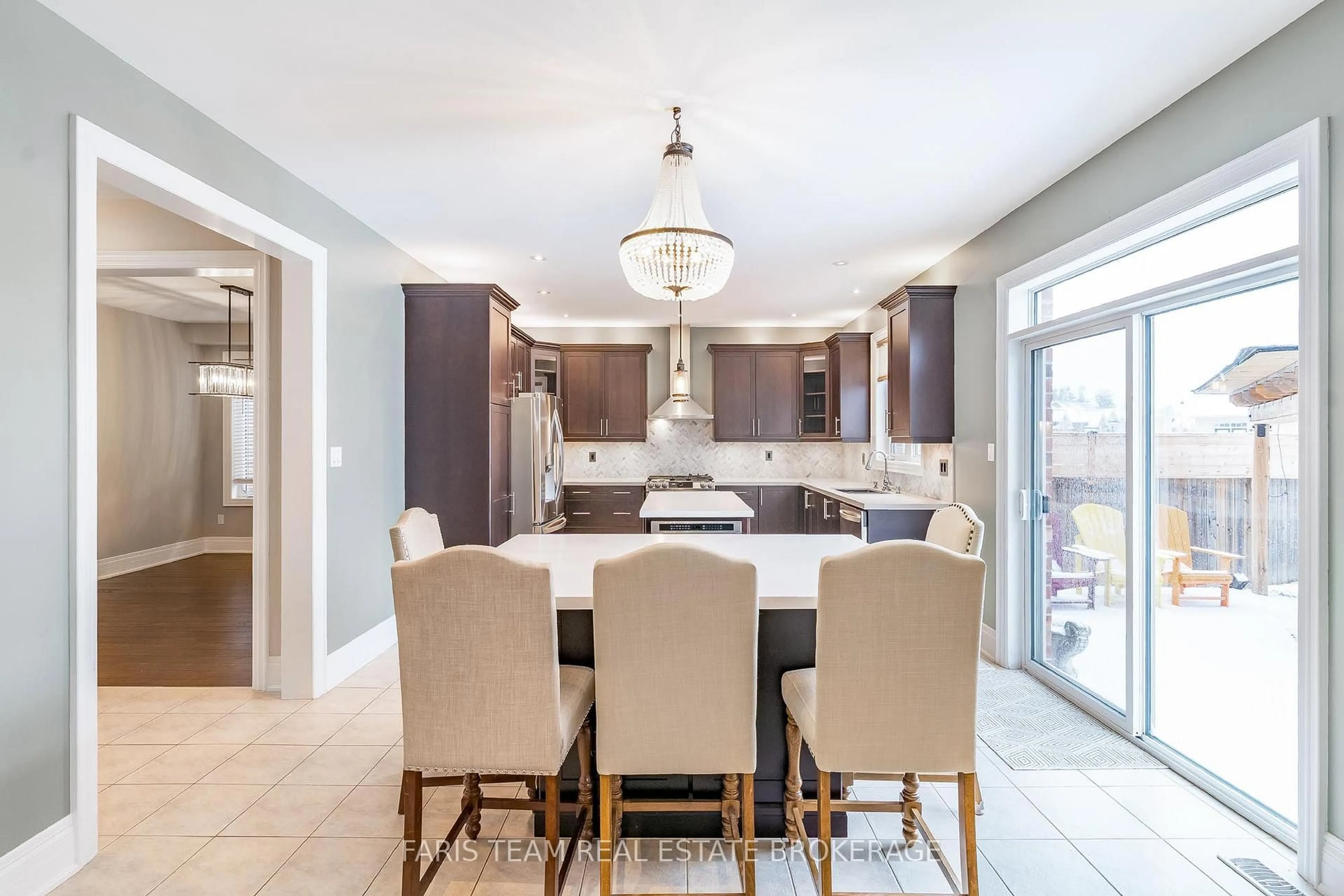 Open concept kitchen, ceramic/tile floor for 27 Marks Rd, Springwater Ontario L9X 0S5