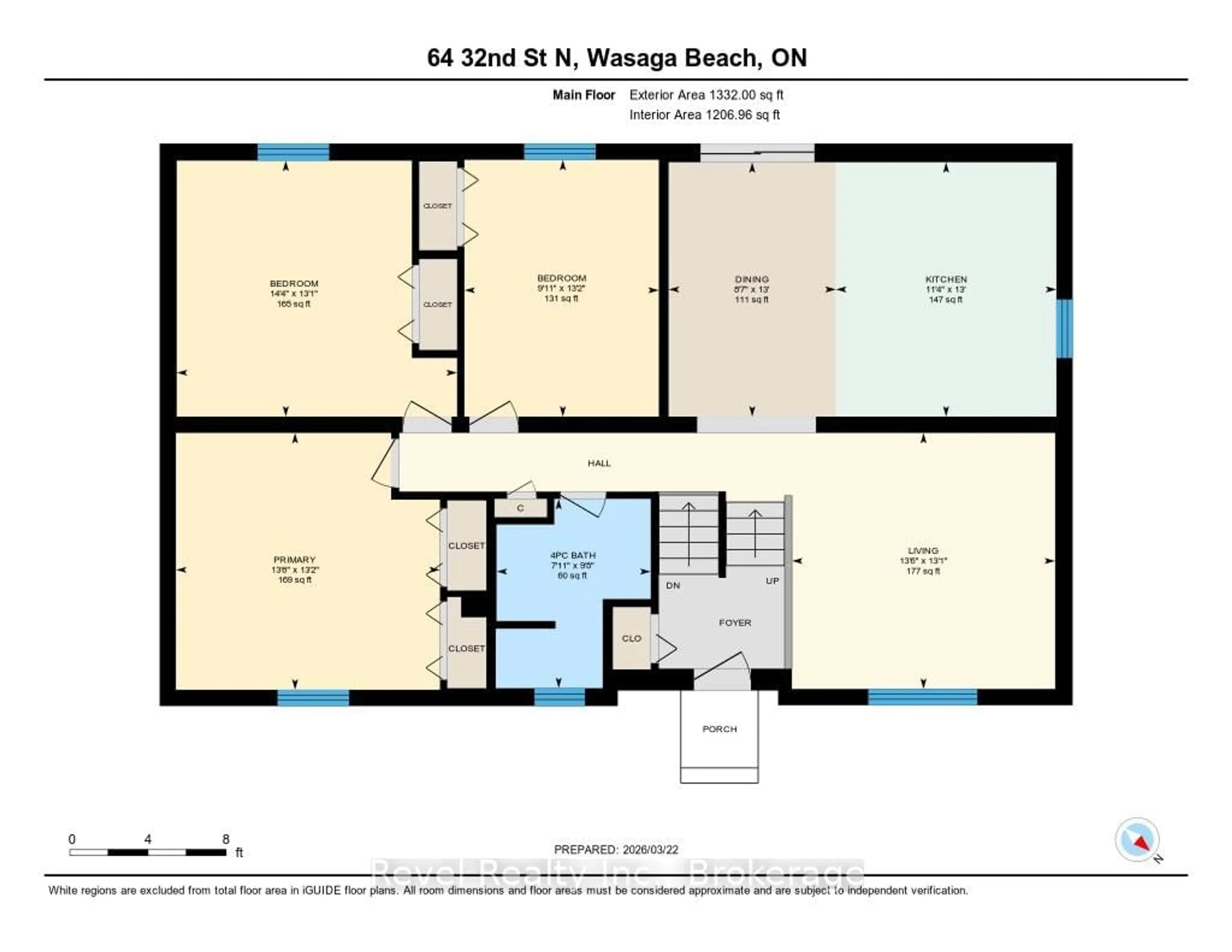 Floor plan for 64 32nd St, Wasaga Beach Ontario L9Z 2C4