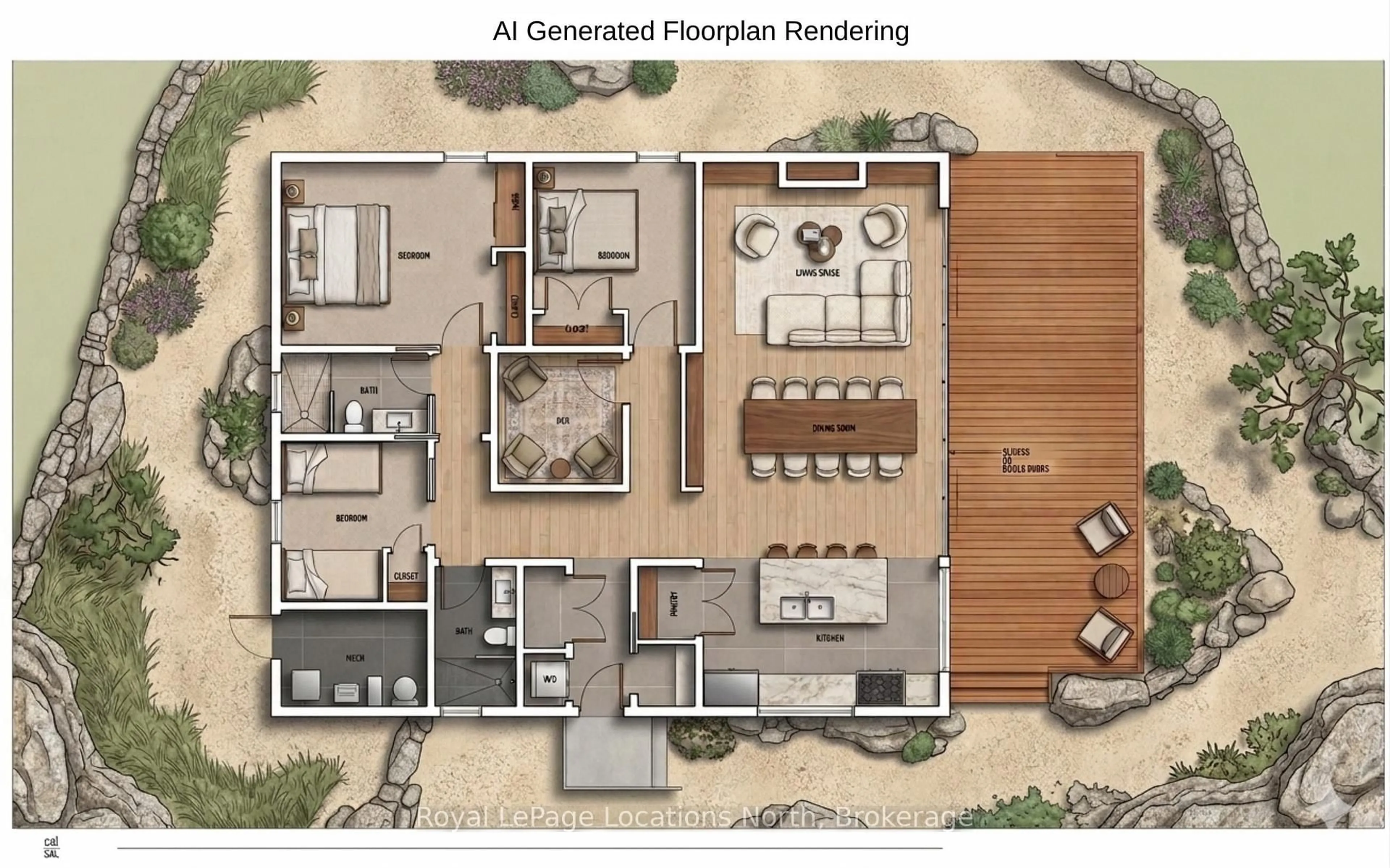 Floor plan for Lot 26 Giants Tomb Island, Tiny Ontario L9M 0B5