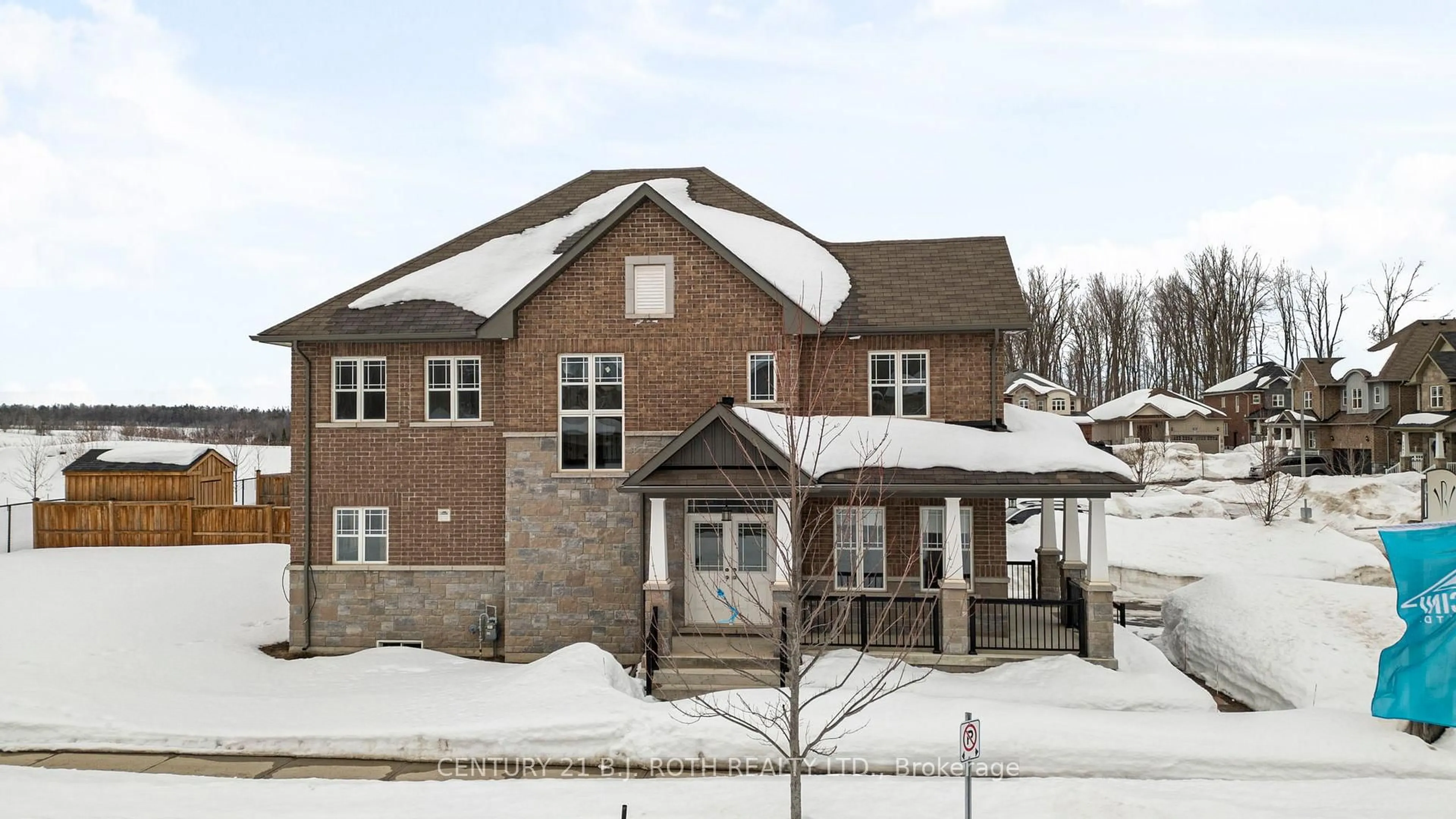 Home with brick exterior material, street for 2978 Annalysse Dr, Orillia Ontario L3V 8J5