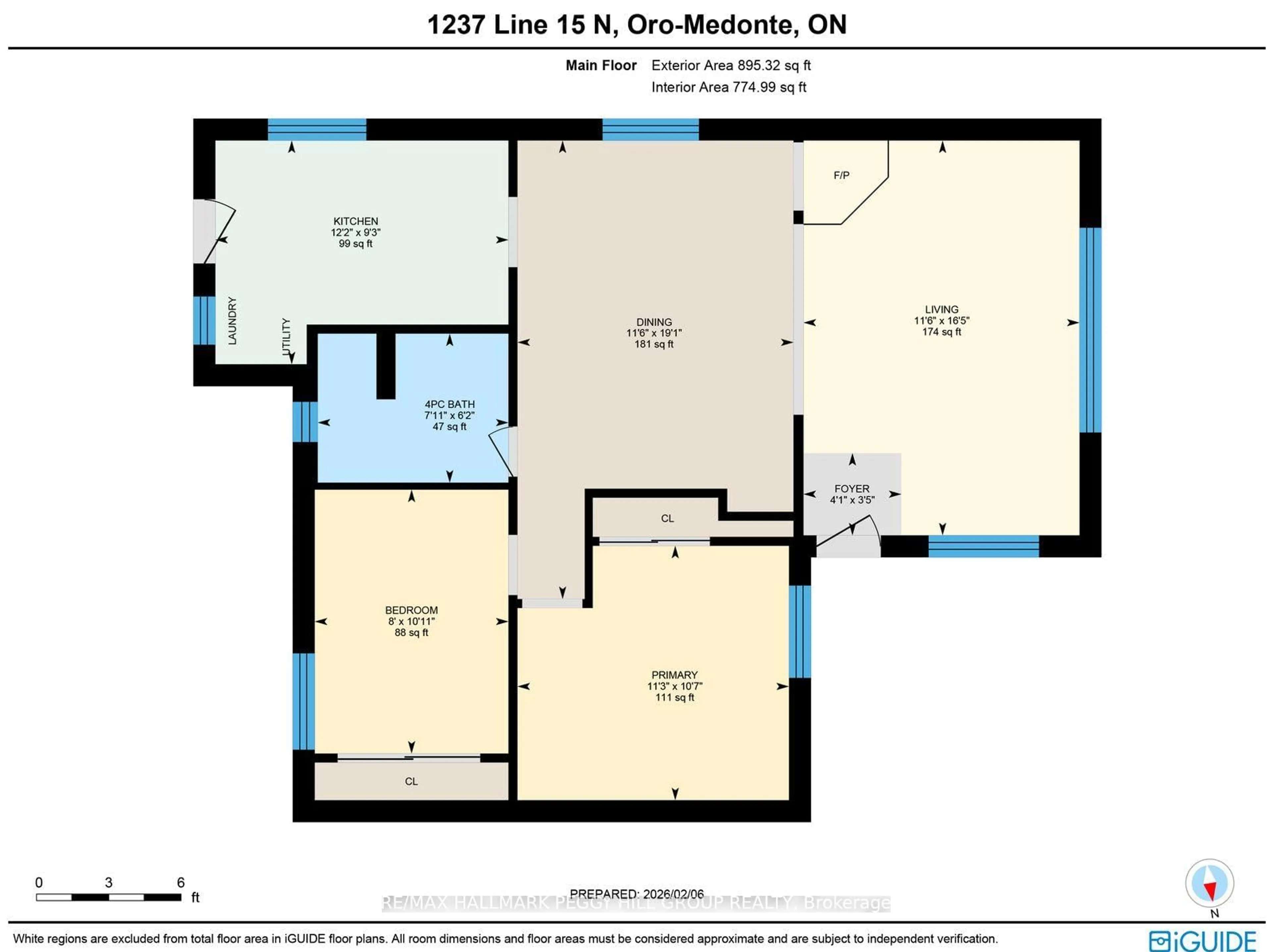 Floor plan for 1237 15 Line, Oro-Medonte Ontario L3V 8J1