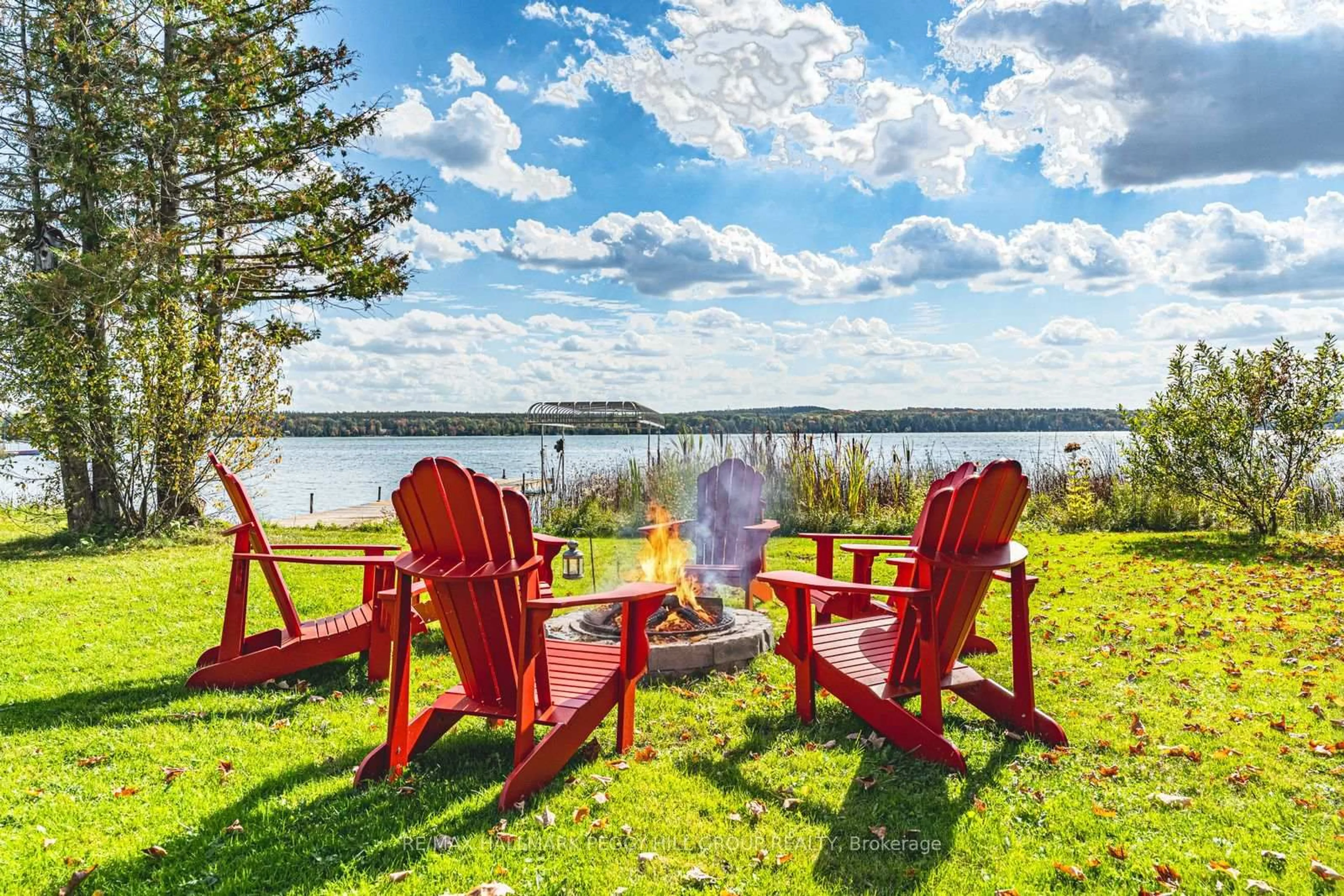 Patio, water/lake/river/ocean view for 5724 & 1 Penetanguishene Road & Cedar Lane, Springwater Ontario L0L 1P0