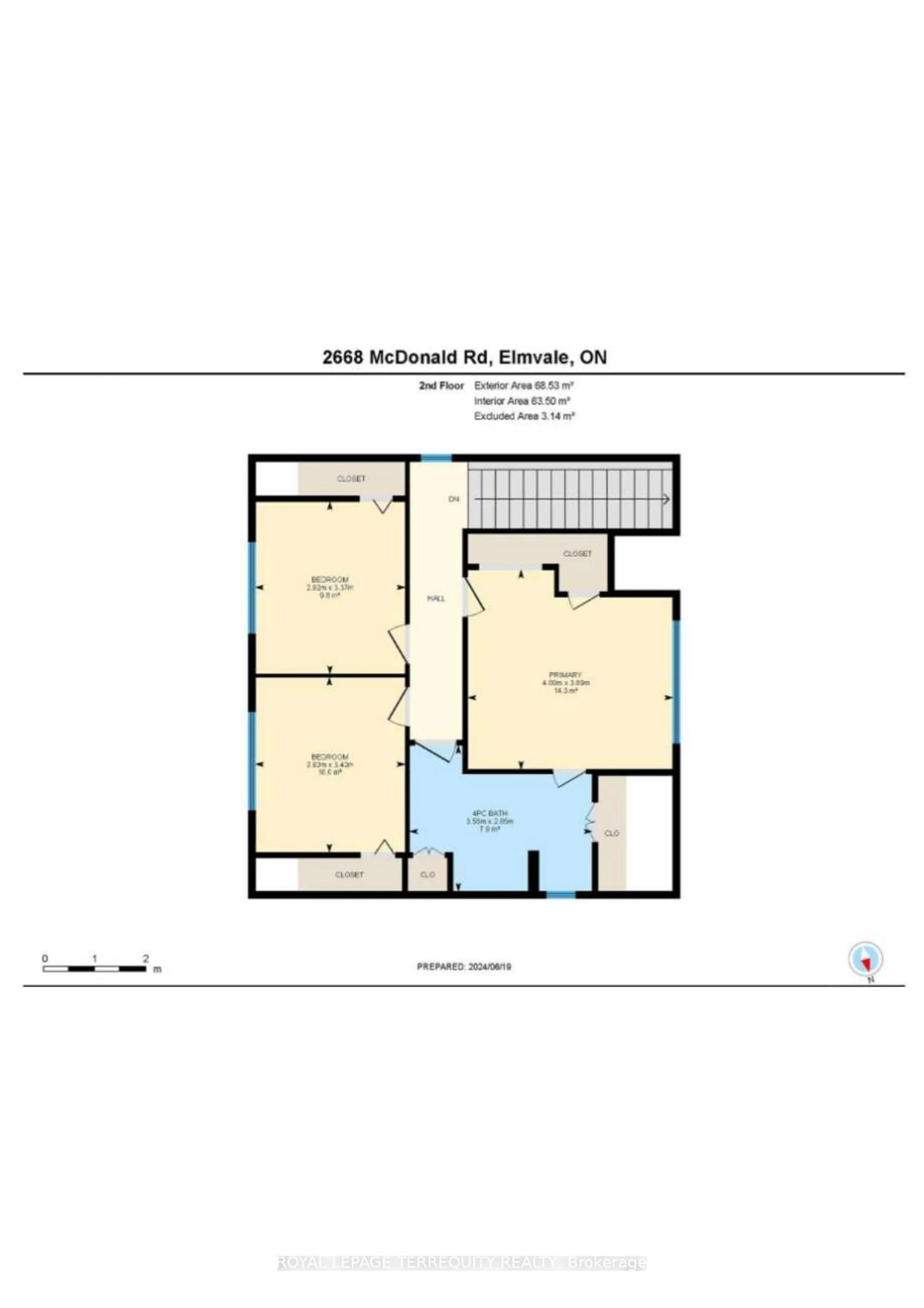 Floor plan for 2668 McDonald Rd, Springwater Ontario L0L 1P0