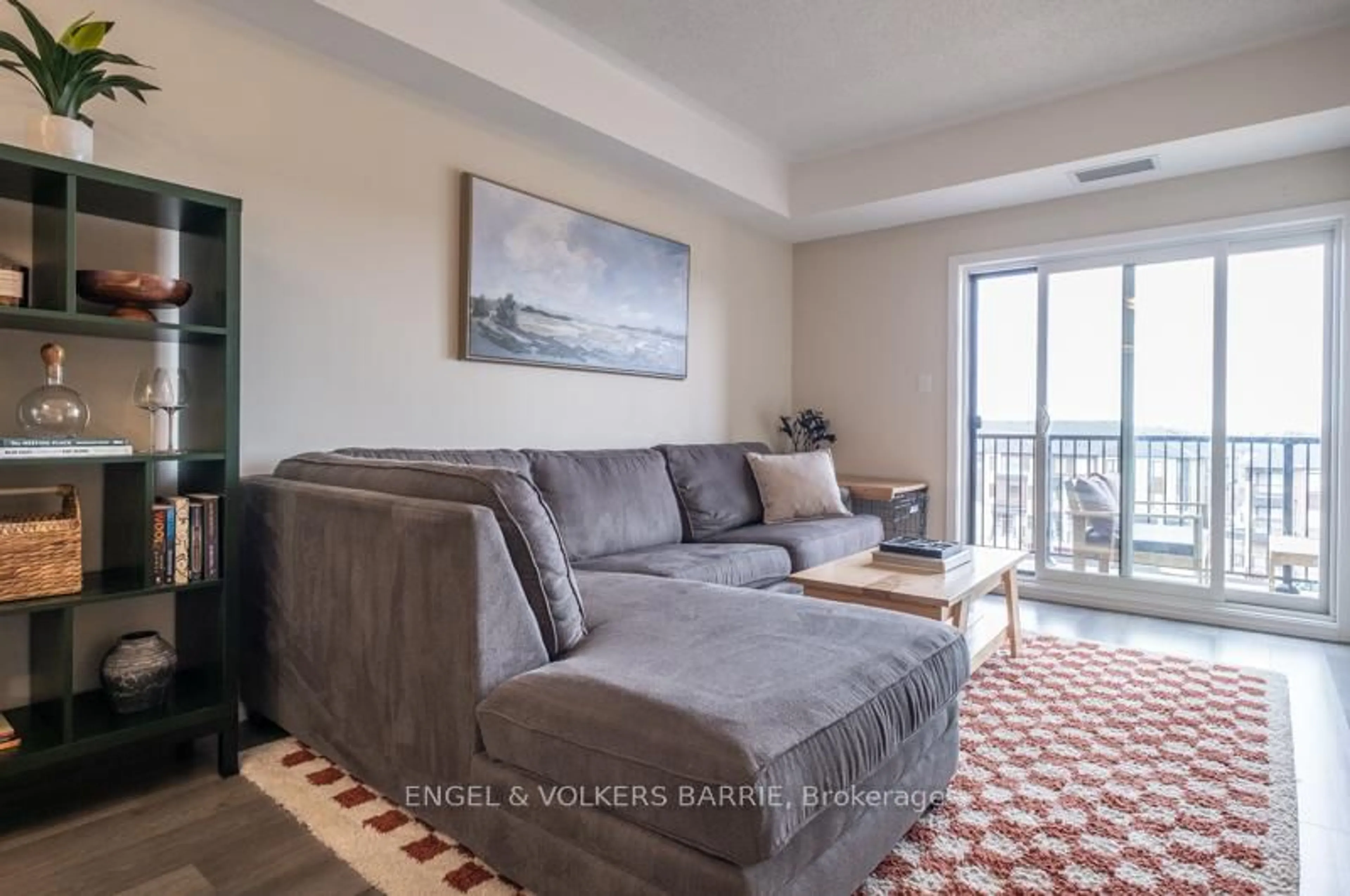 Living room with furniture, unknown for 4 Spice Way #312, Barrie Ontario L9J 0M2