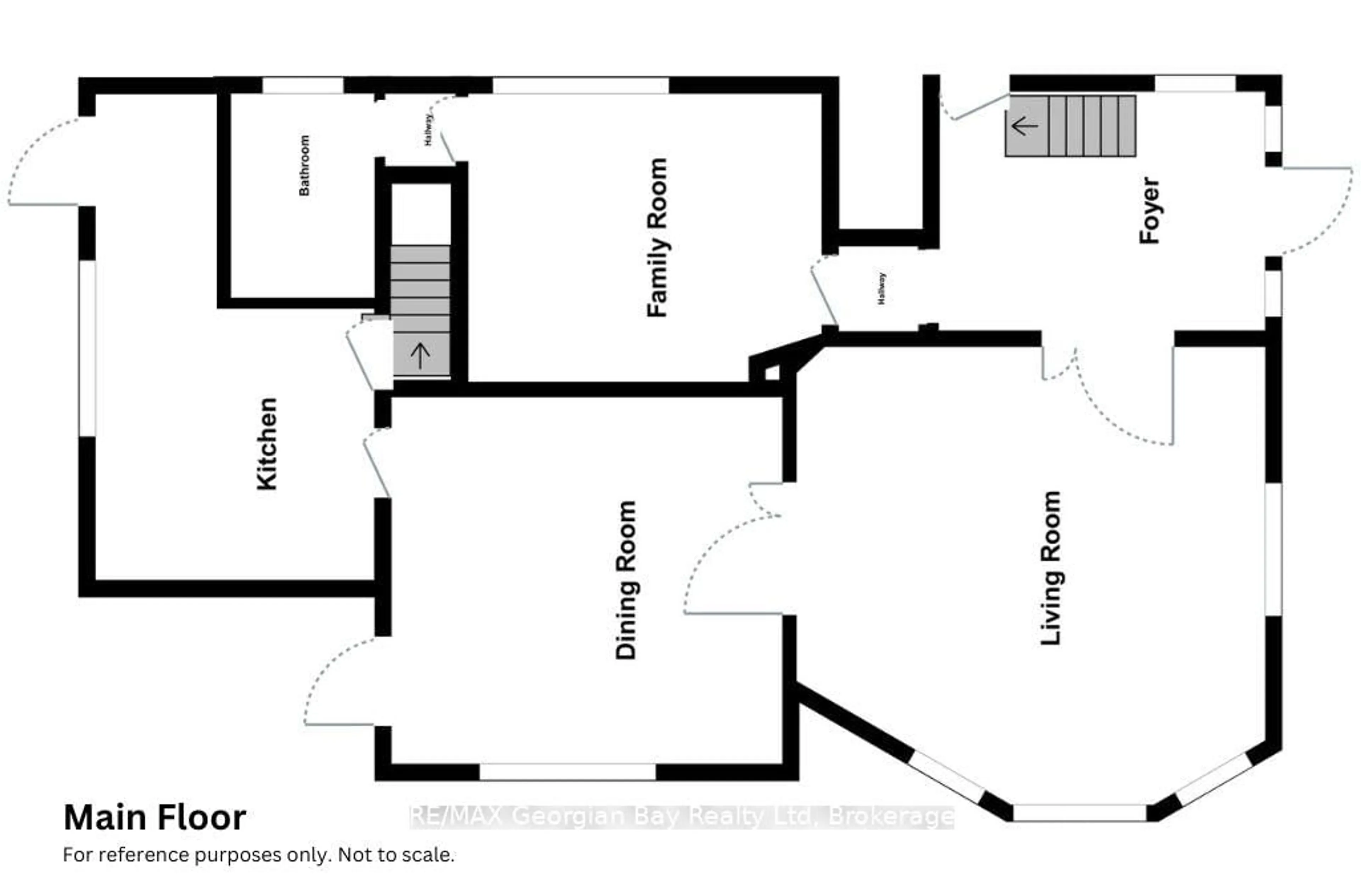 Floor plan for 299 Fifth St, Midland Ontario L4R 3W7