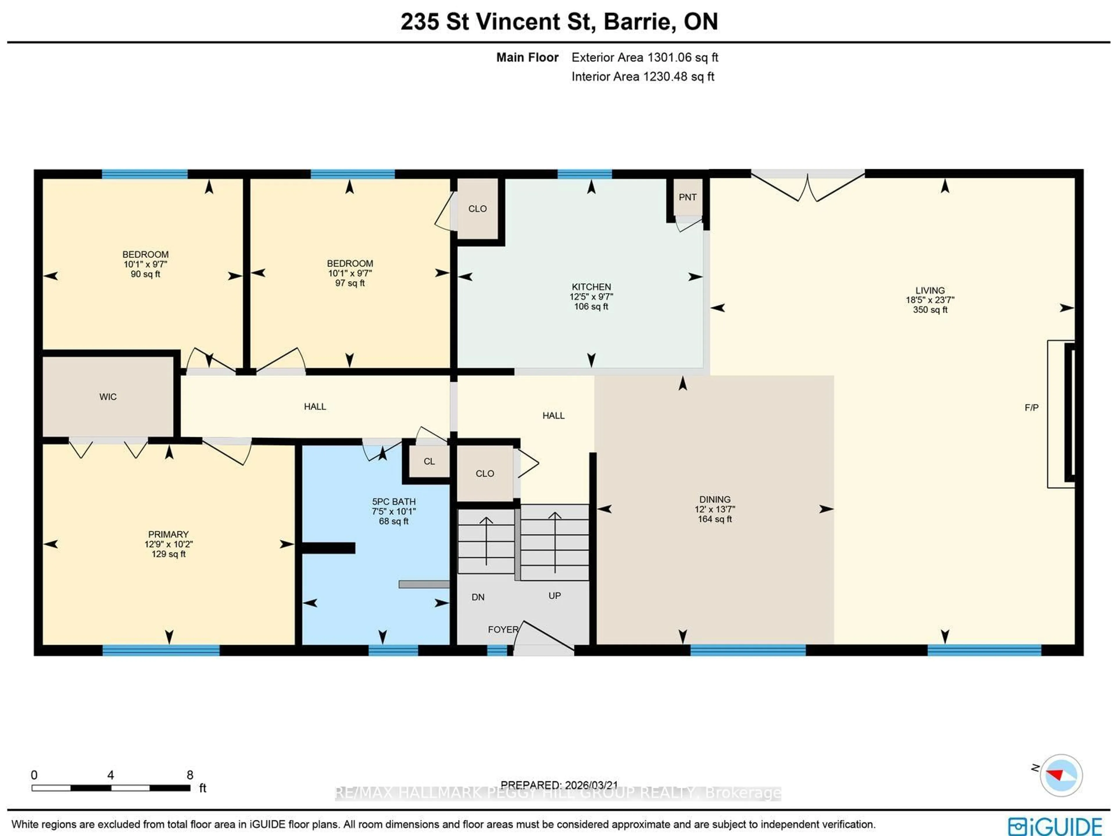 Floor plan for 235 St Vincent St, Barrie Ontario L4M 3Z7