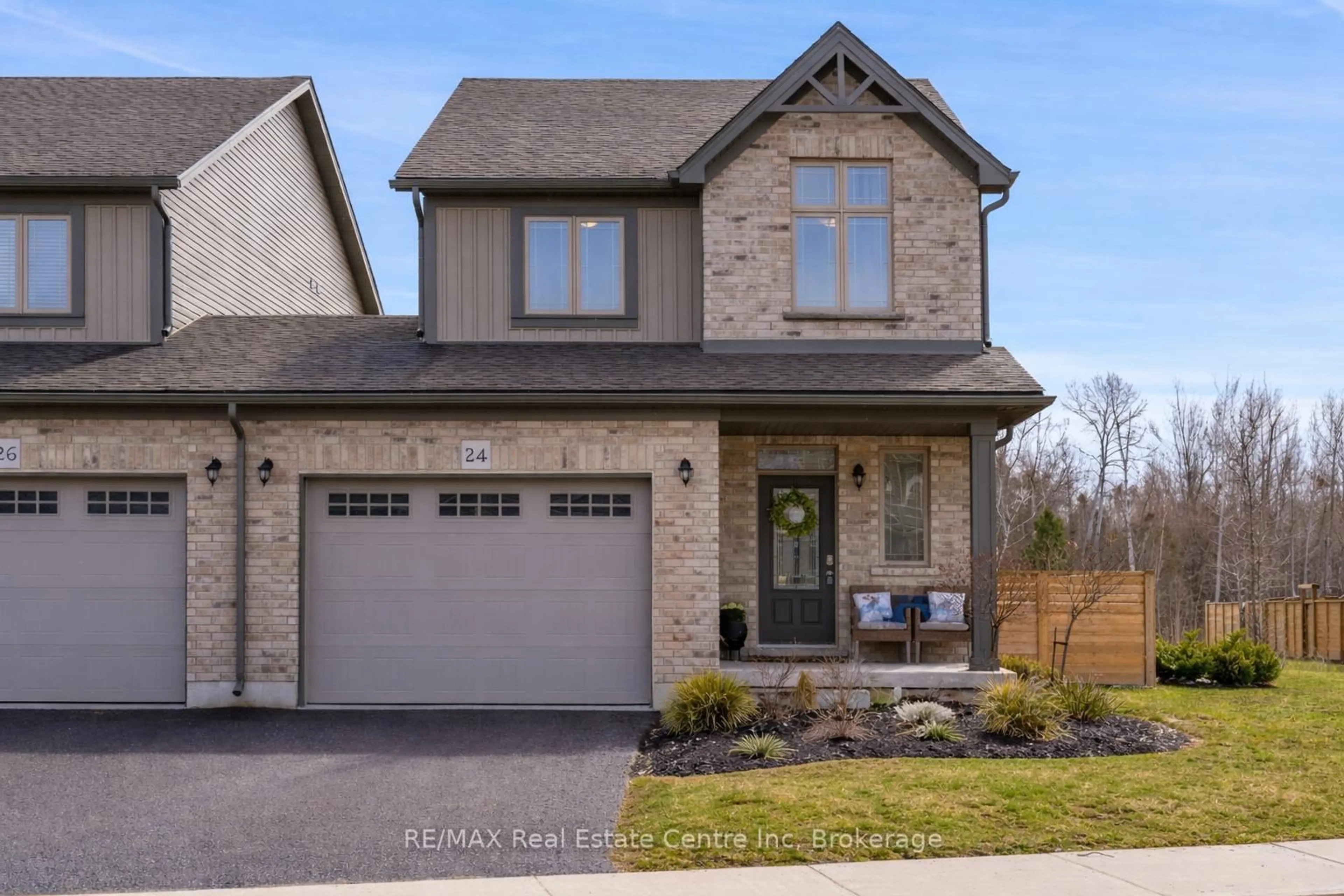 Home with brick exterior material, street for 24 GEORGE ZUBEK Dr, Collingwood Ontario L9Y 1M5