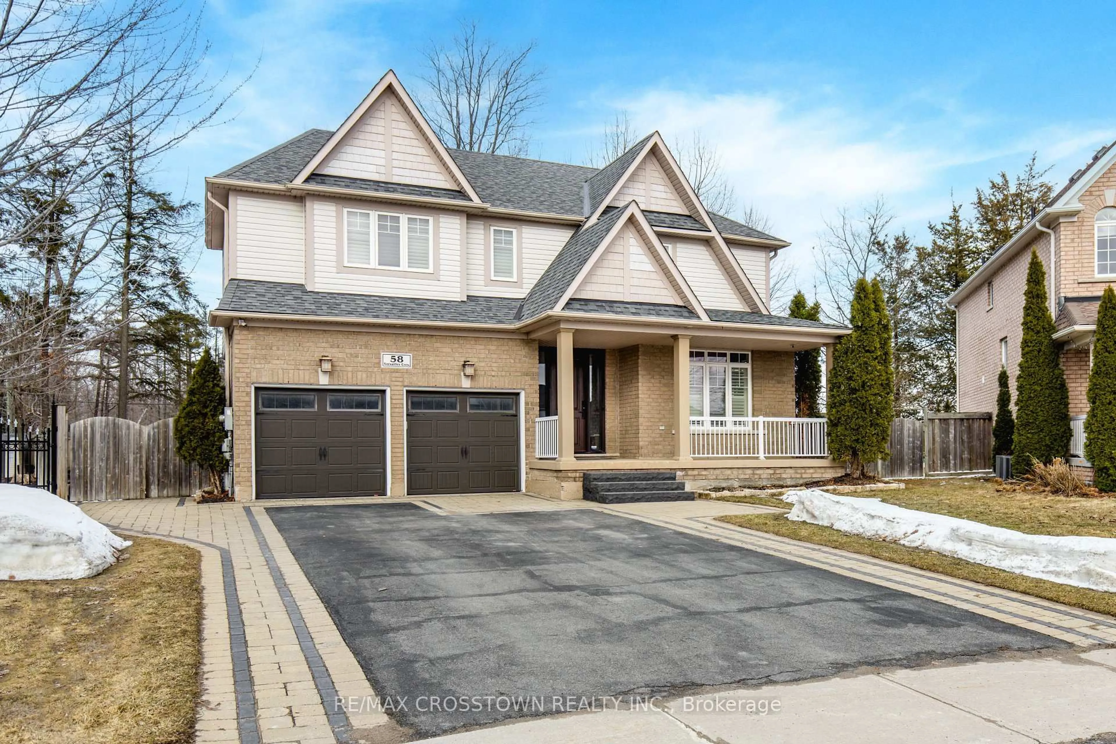 Home with brick exterior material, street for 58 Versailles Cres, Barrie Ontario L4M 0B8