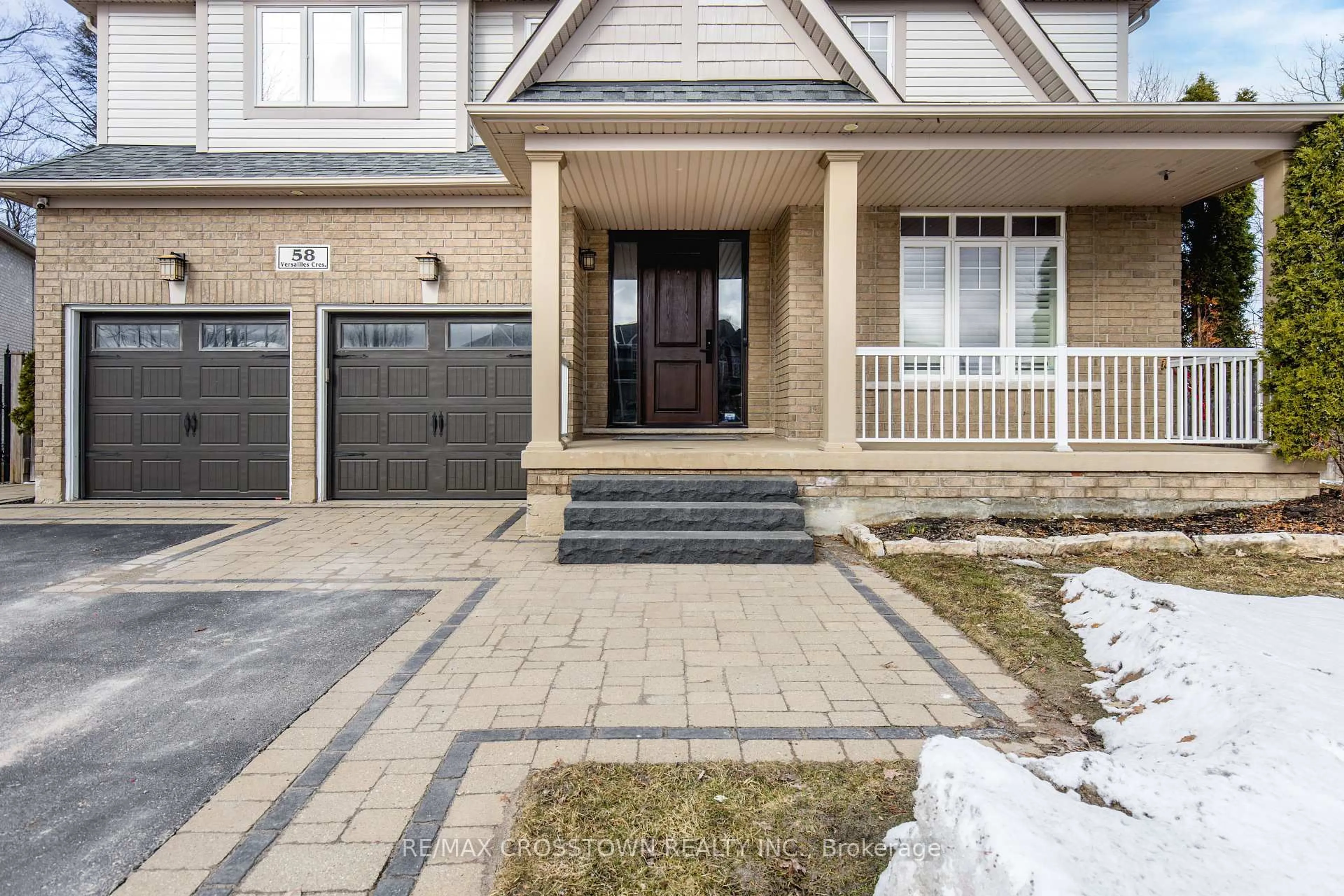 Home with brick exterior material, street for 58 Versailles Cres, Barrie Ontario L4M 0B8