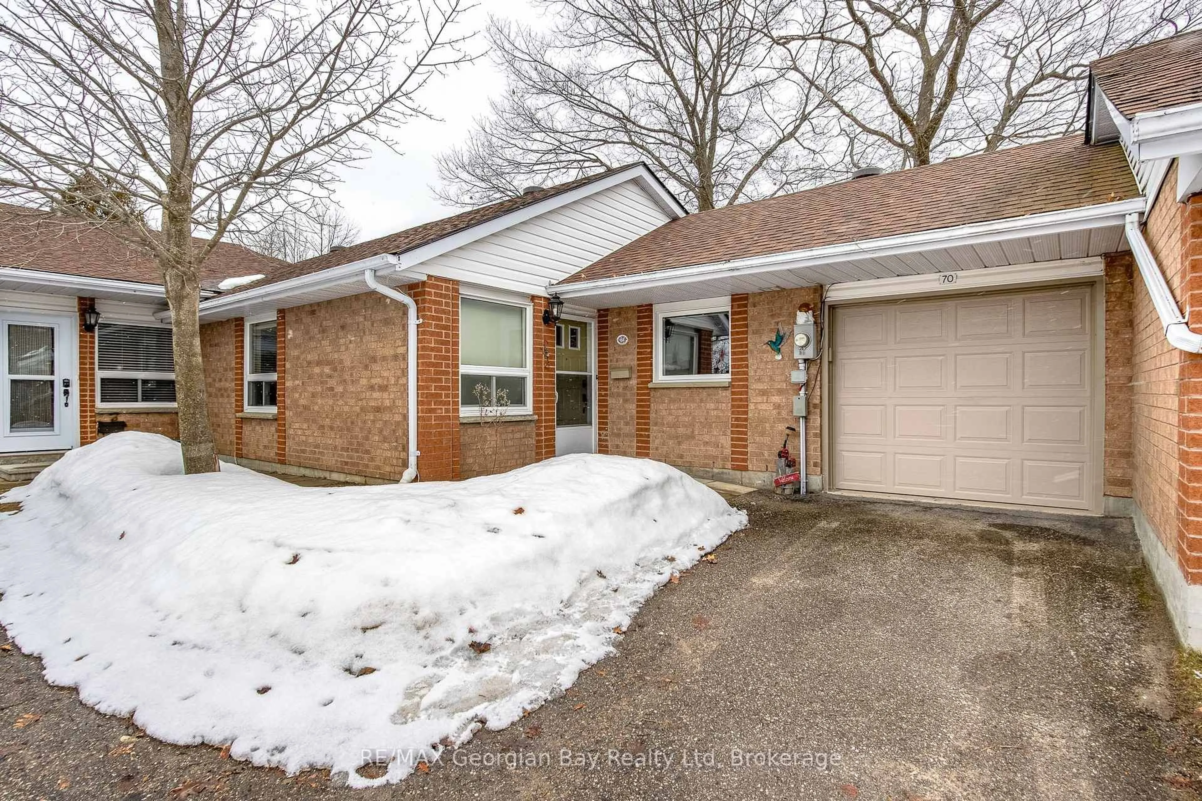 Home with brick exterior material, street for 696 King St #70, Midland Ontario L4R 5B6