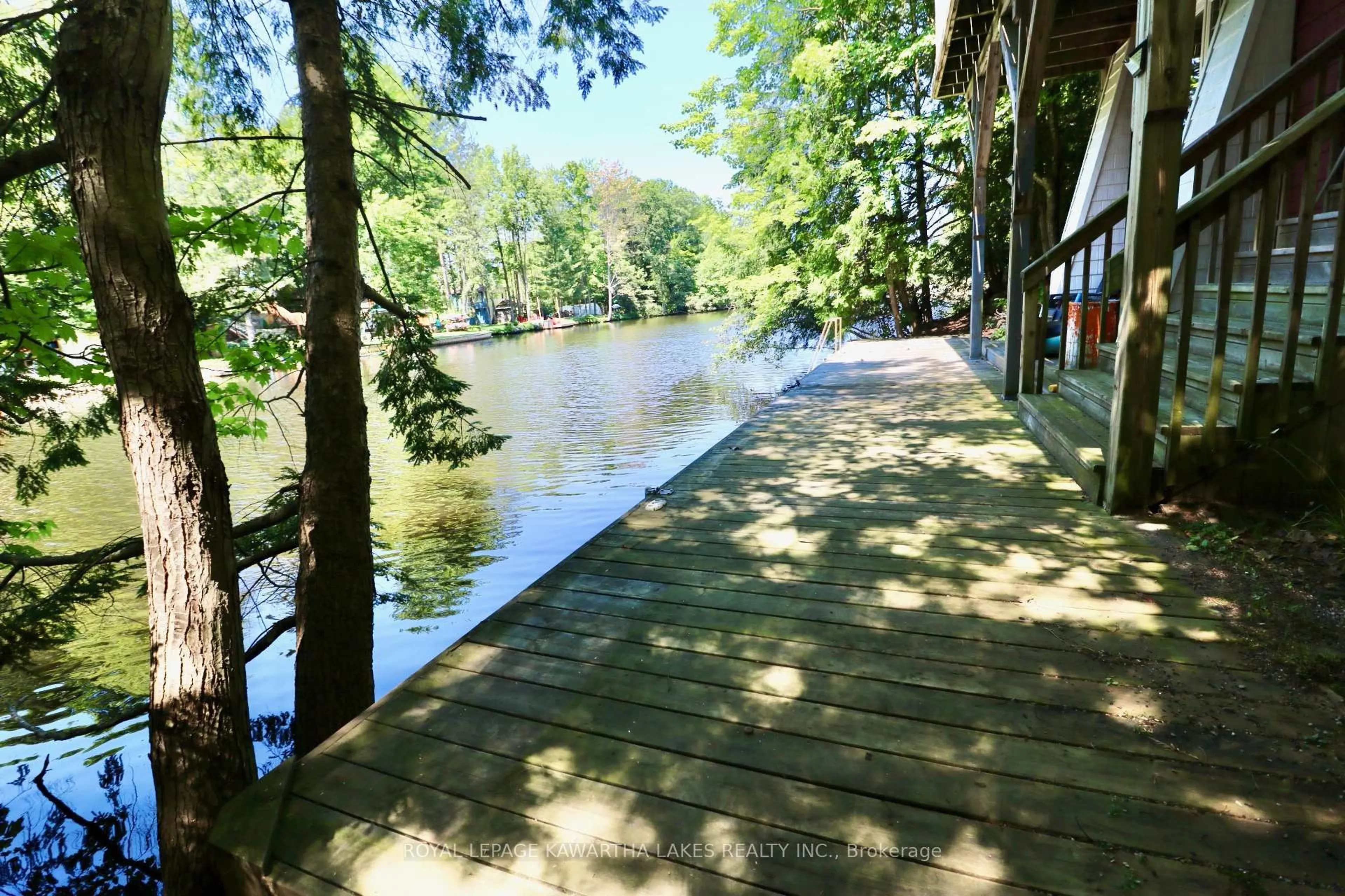 Patio, water/lake/river/ocean view for 7692 Birch Dr, Ramara Ontario L0K 2B0