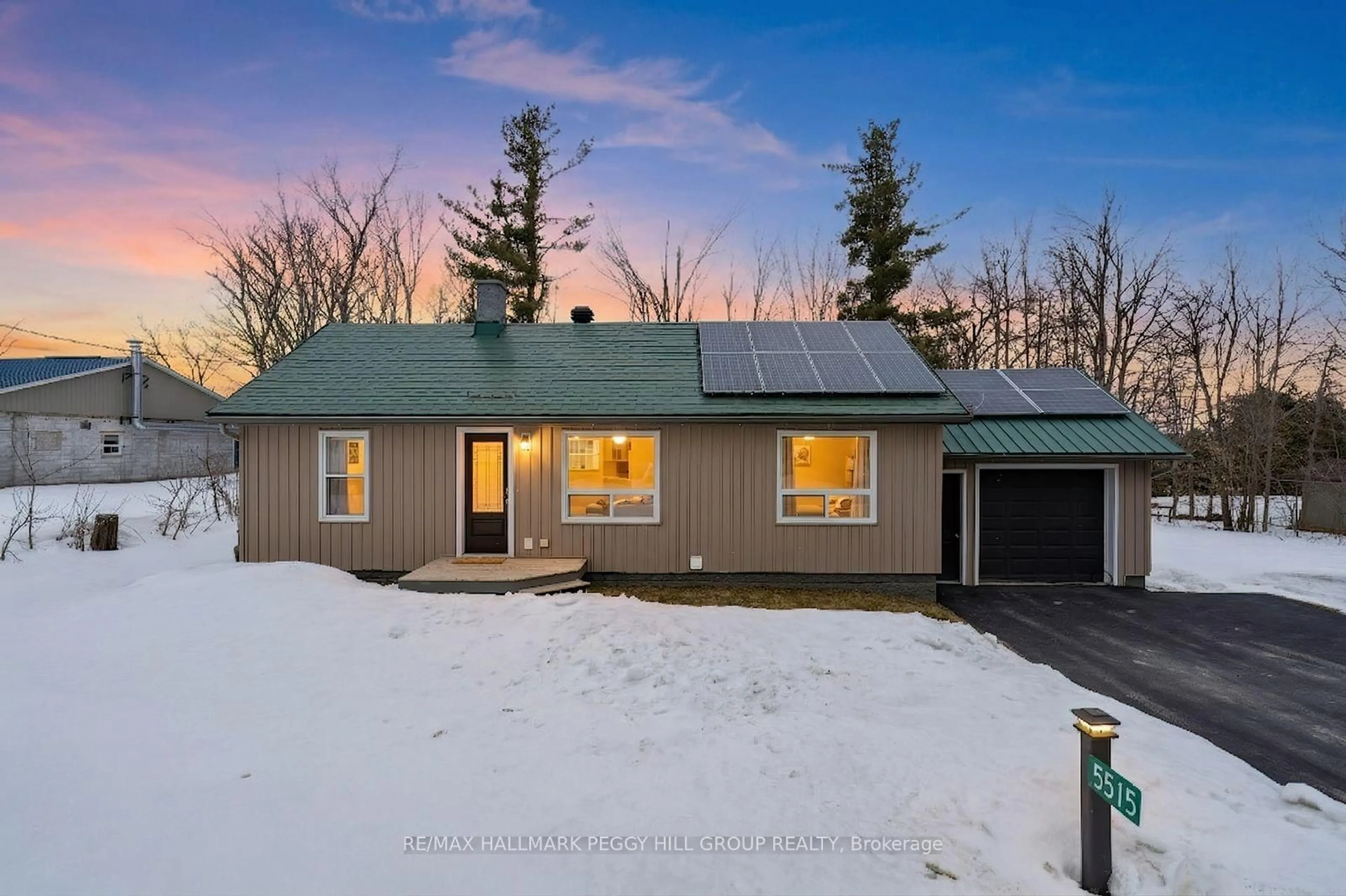 A pic from outside/outdoor area/front of a property/back of a property/a pic from drone, unknown for 5515 8 Line, Oro-Medonte Ontario L0K 1N0