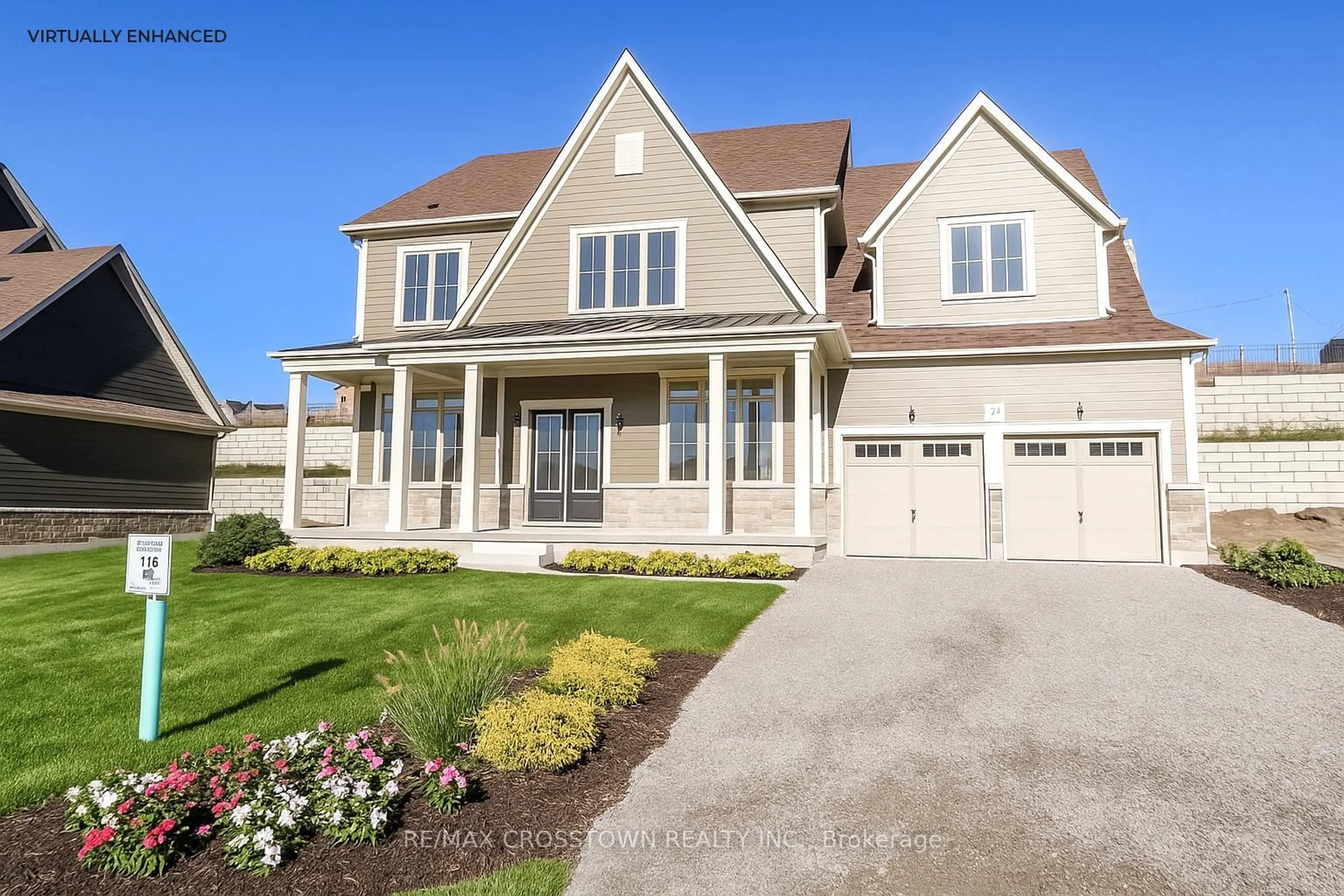 Home with vinyl exterior material, street for 26 Pearsall Pl, Oro-Medonte Ontario L0L 2L0