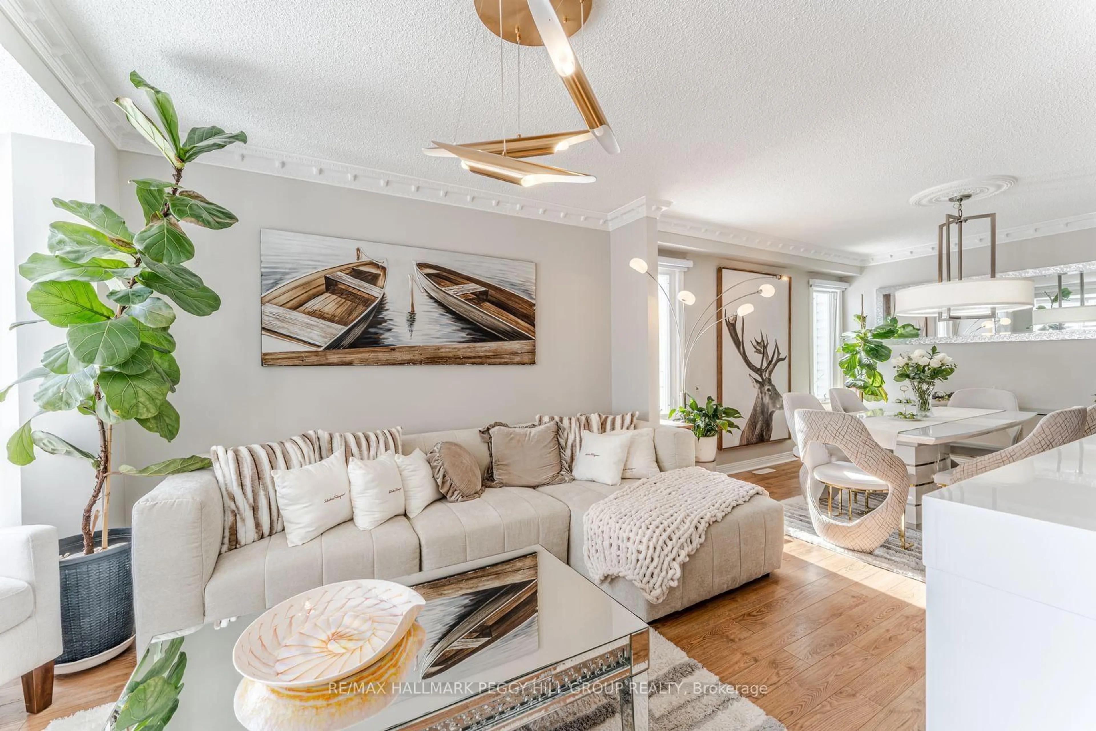 Living room with furniture, unknown for 153 Browning Tr, Barrie Ontario L4N 6R2