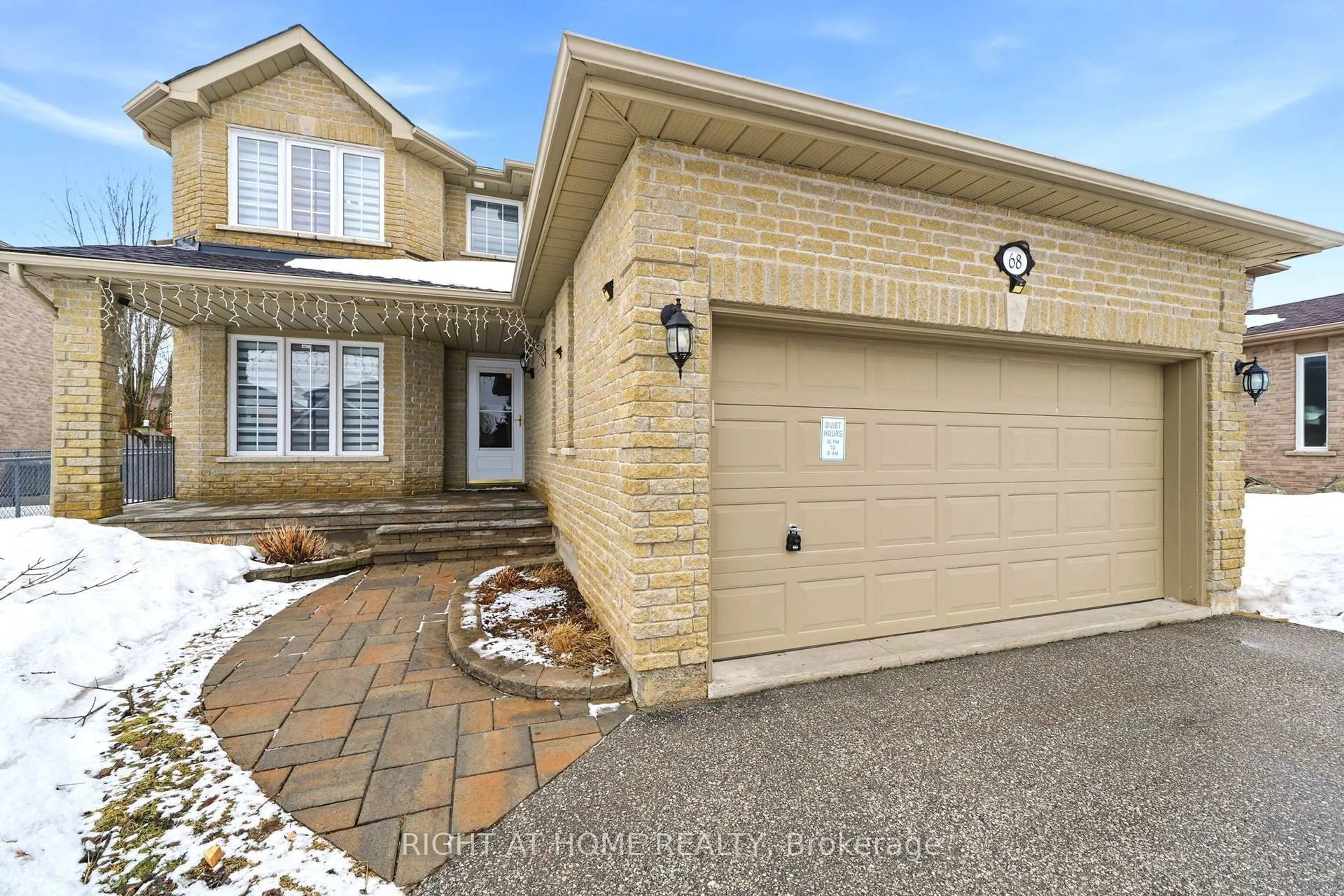 Home with brick exterior material, street for 68 Kraus Rd, Barrie Ontario L4N 0N5