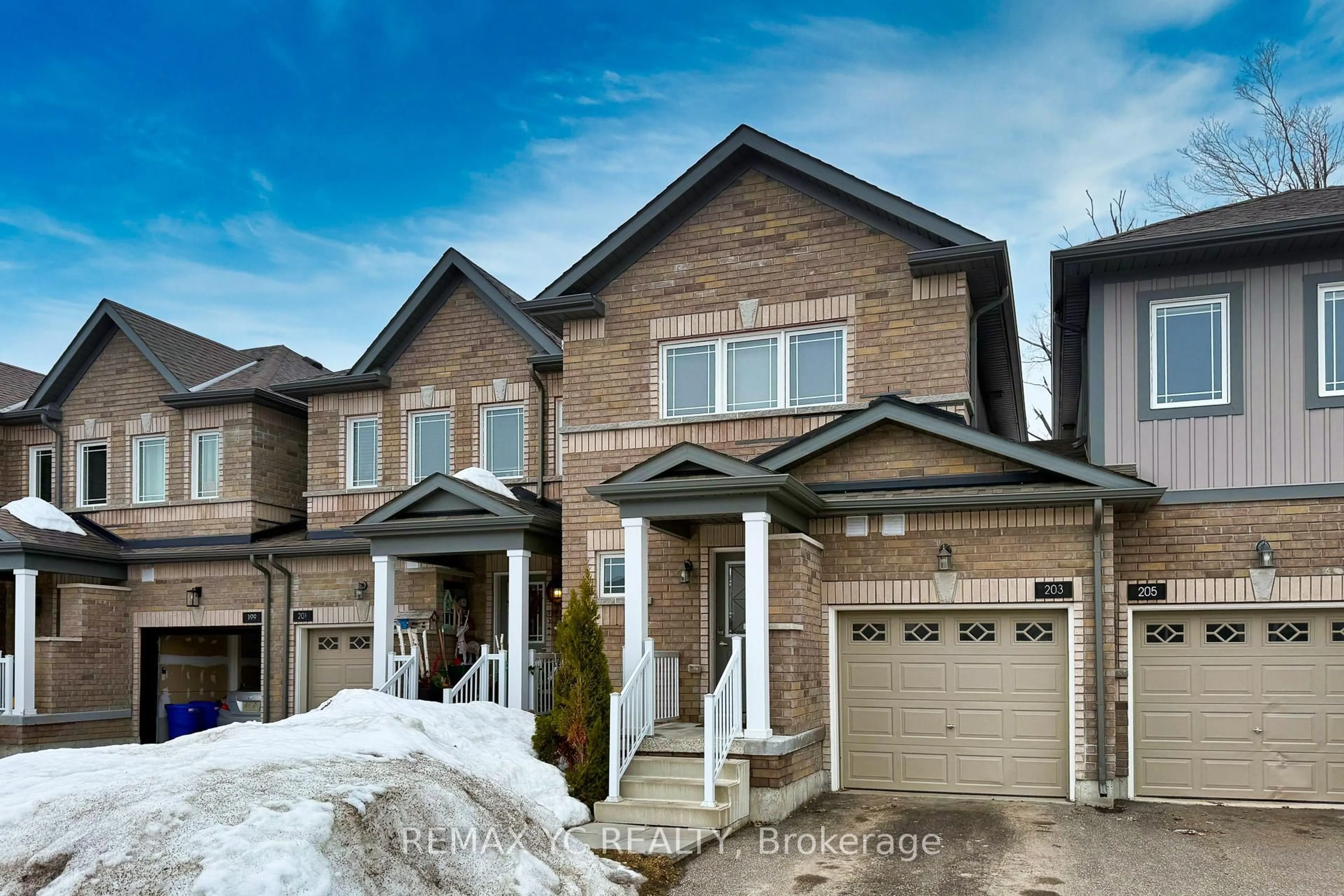 Home with brick exterior material, street for 203 Diana Dr, Orillia Ontario L3V 8J8