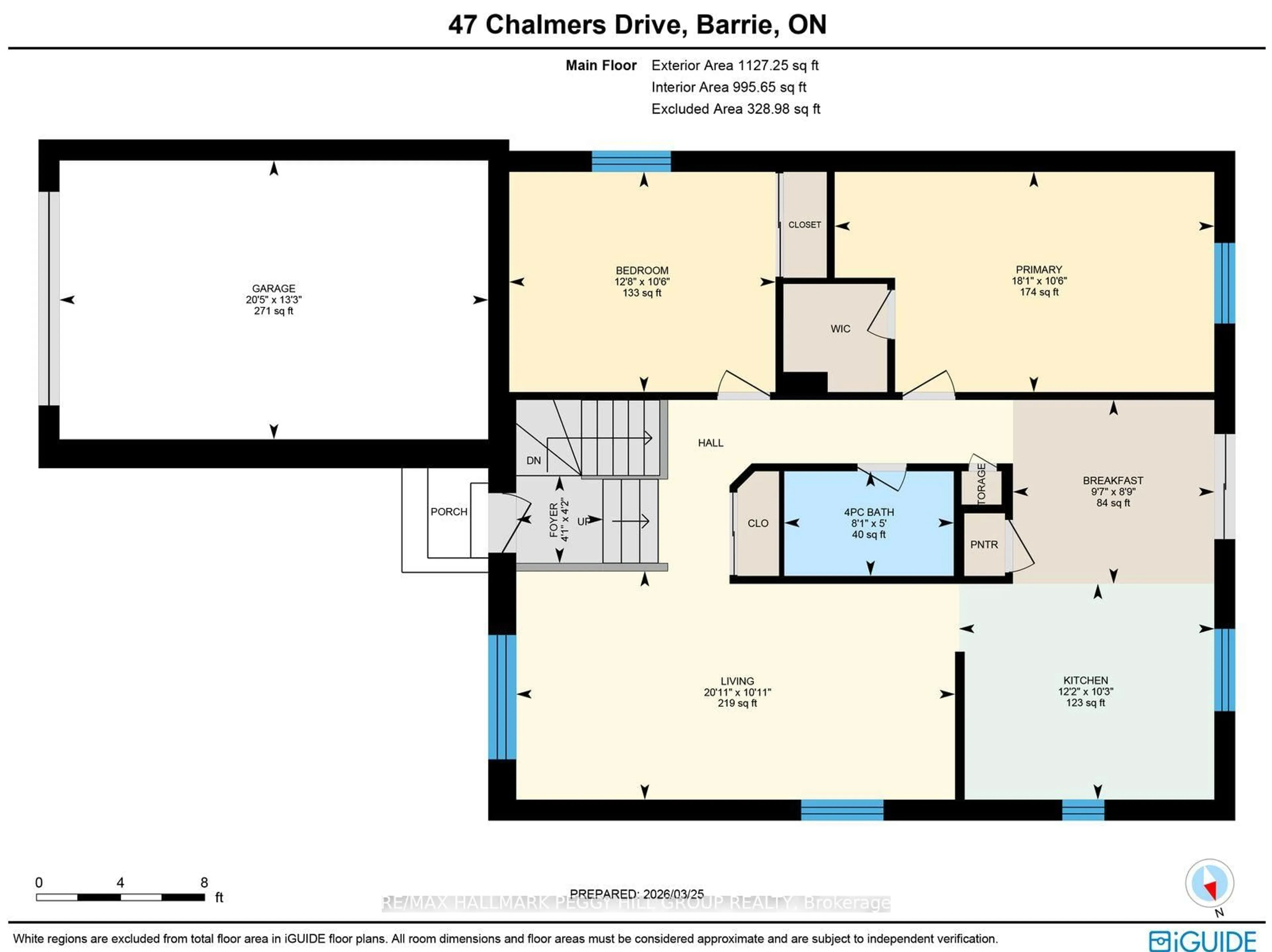 Floor plan for 47 Chalmers Dr, Barrie Ontario L4N 8A4