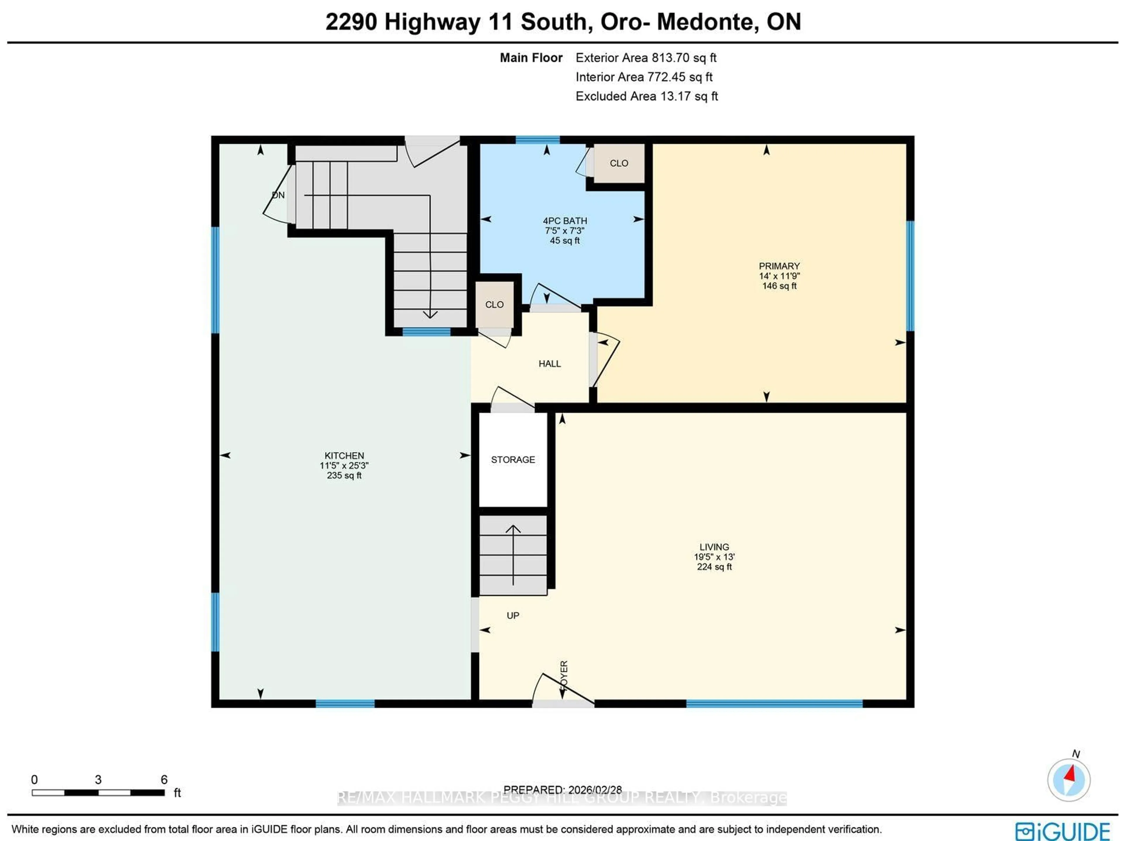 Floor plan for 2290 11 Highway, Oro-Medonte Ontario L0L 2L0