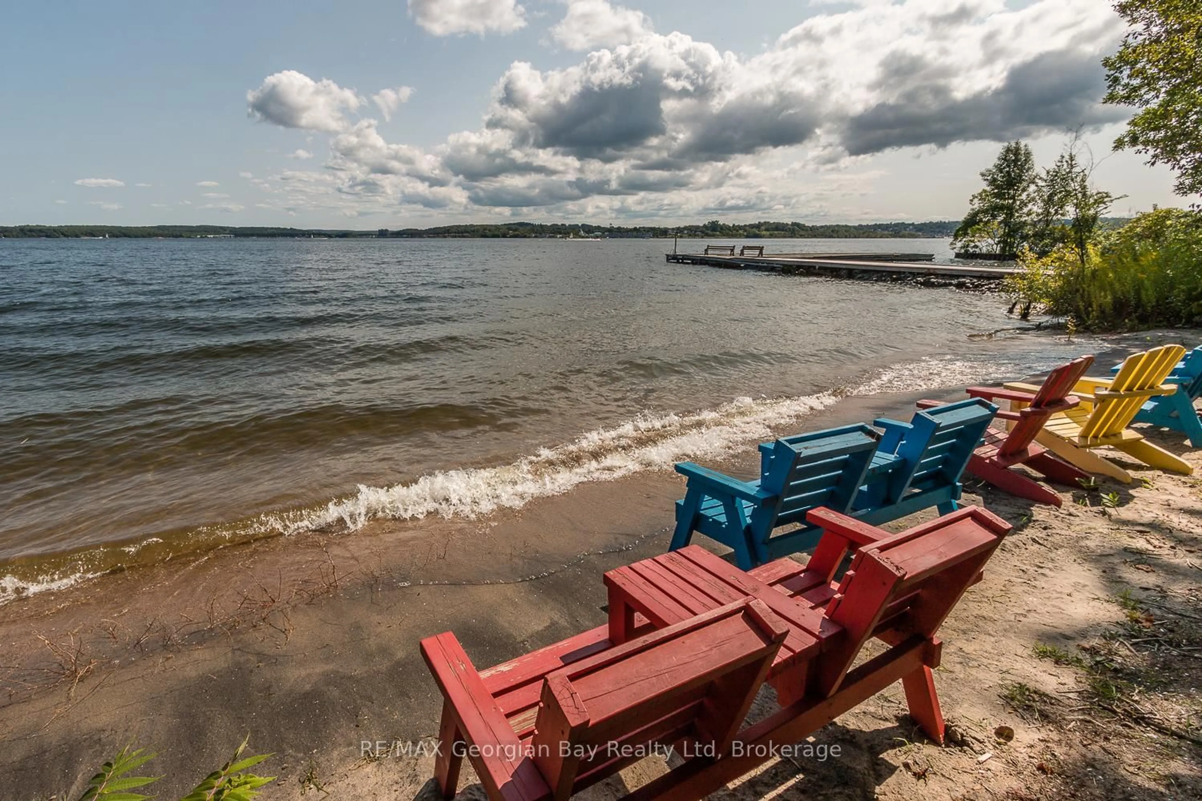 Patio, water/lake/river/ocean view for 525 Midland Point Rd #63, Midland Ontario L4R 5G1