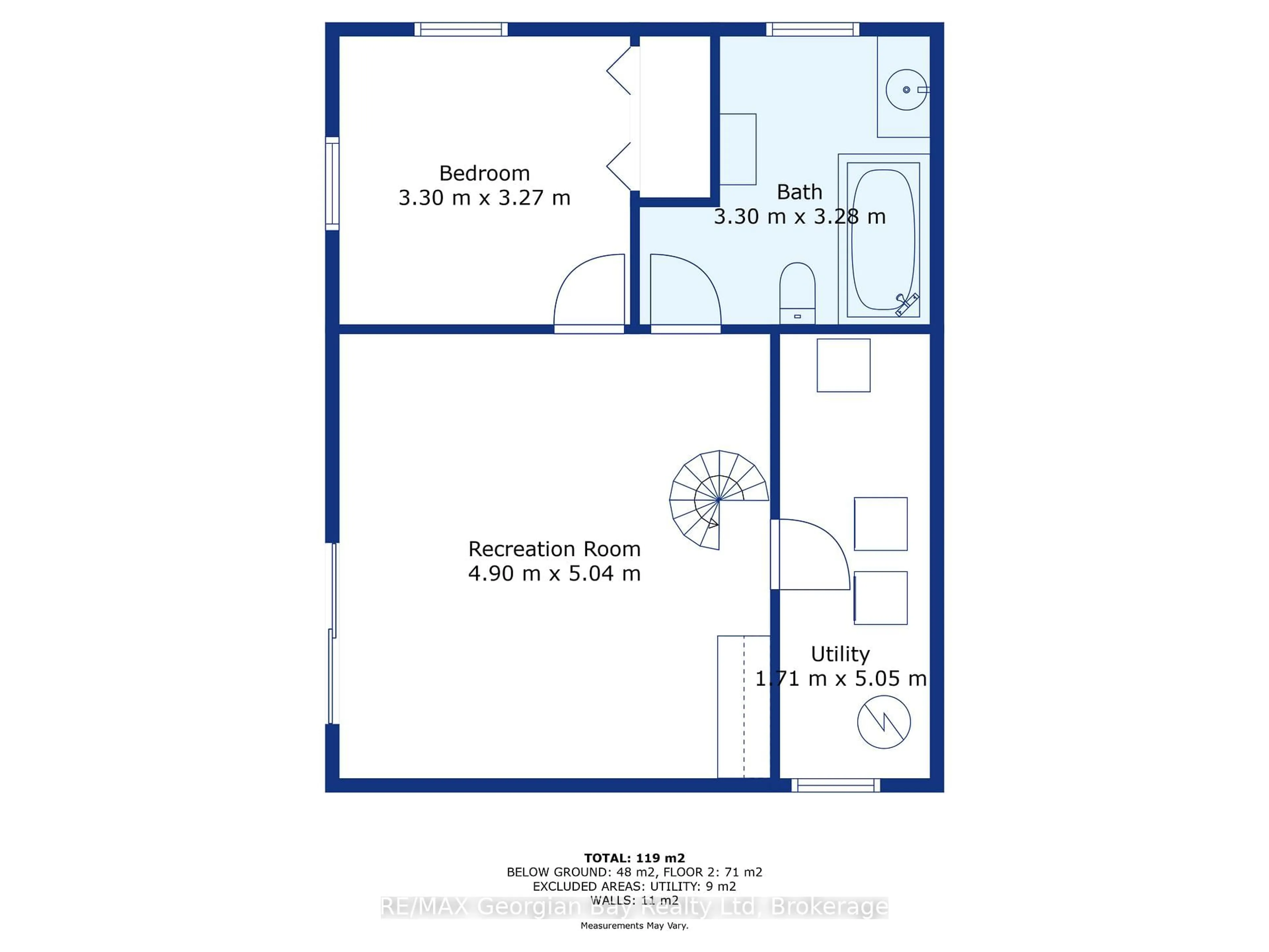 Floor plan for 46 Forest Harbour Pkwy, Tay Ontario L0K 2C0