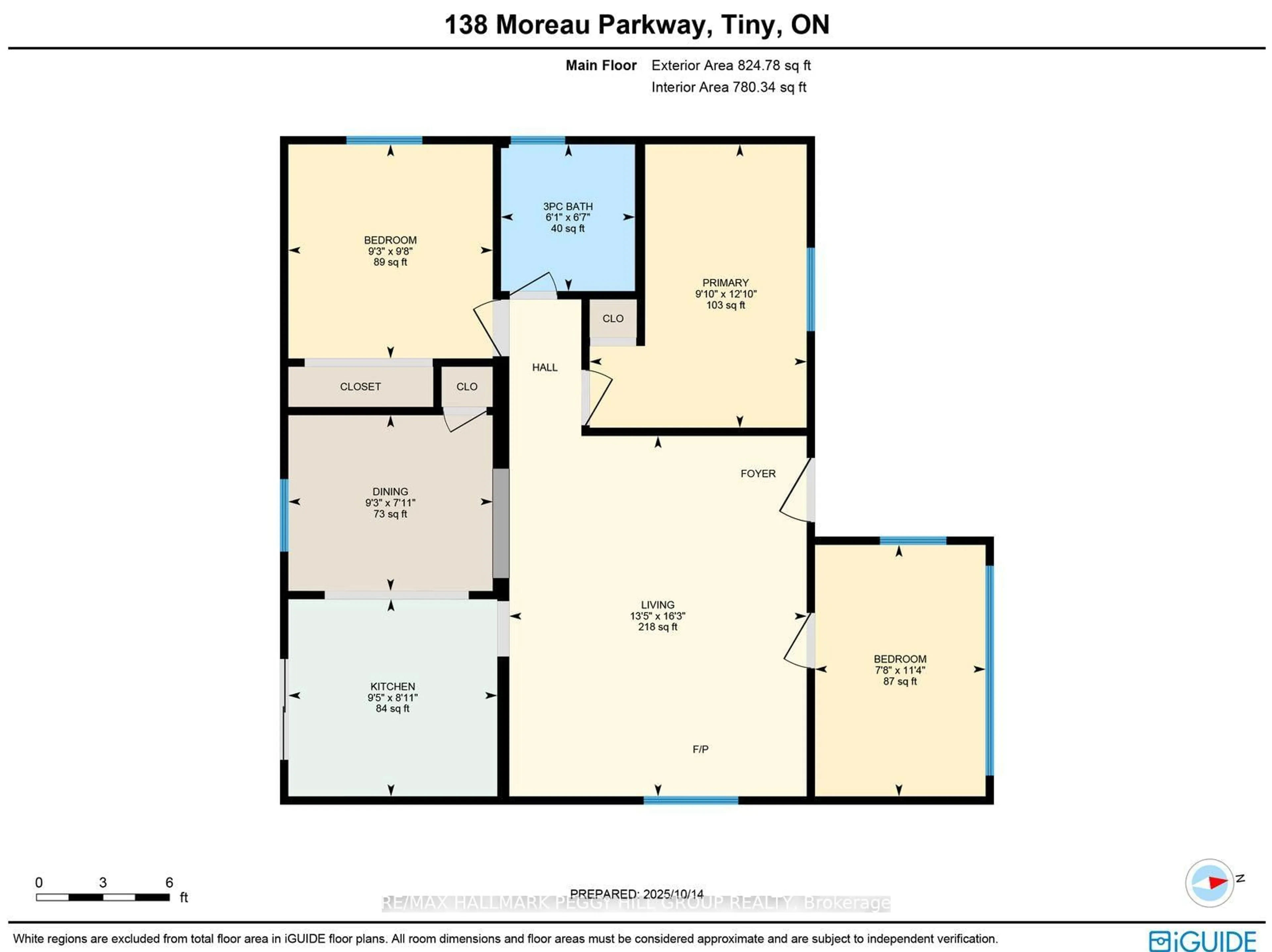 Floor plan for 138 Moreau Pkwy, Tiny Ontario L9M 0H3