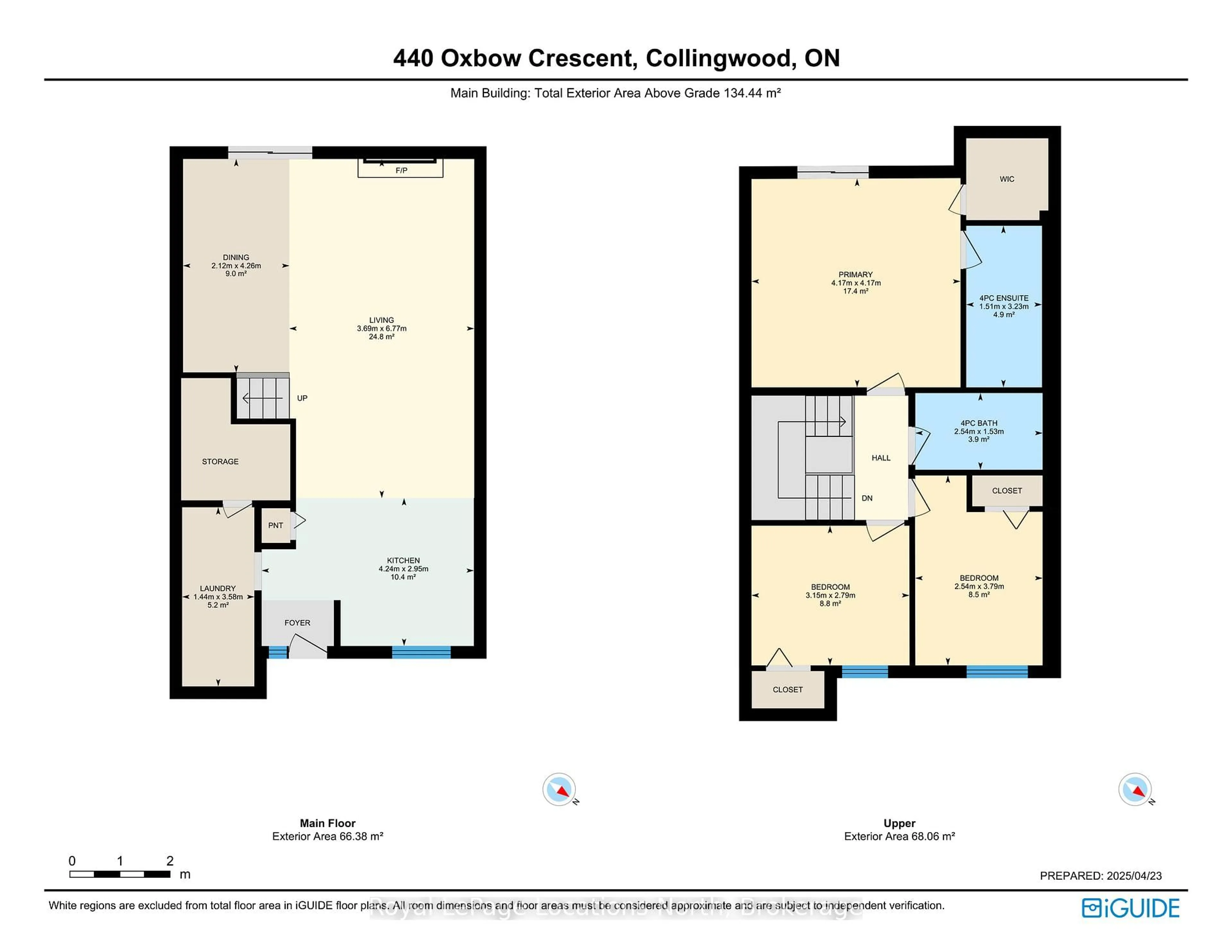 Floor plan for 440 Oxbow Cres, Collingwood Ontario L9Y 5B4